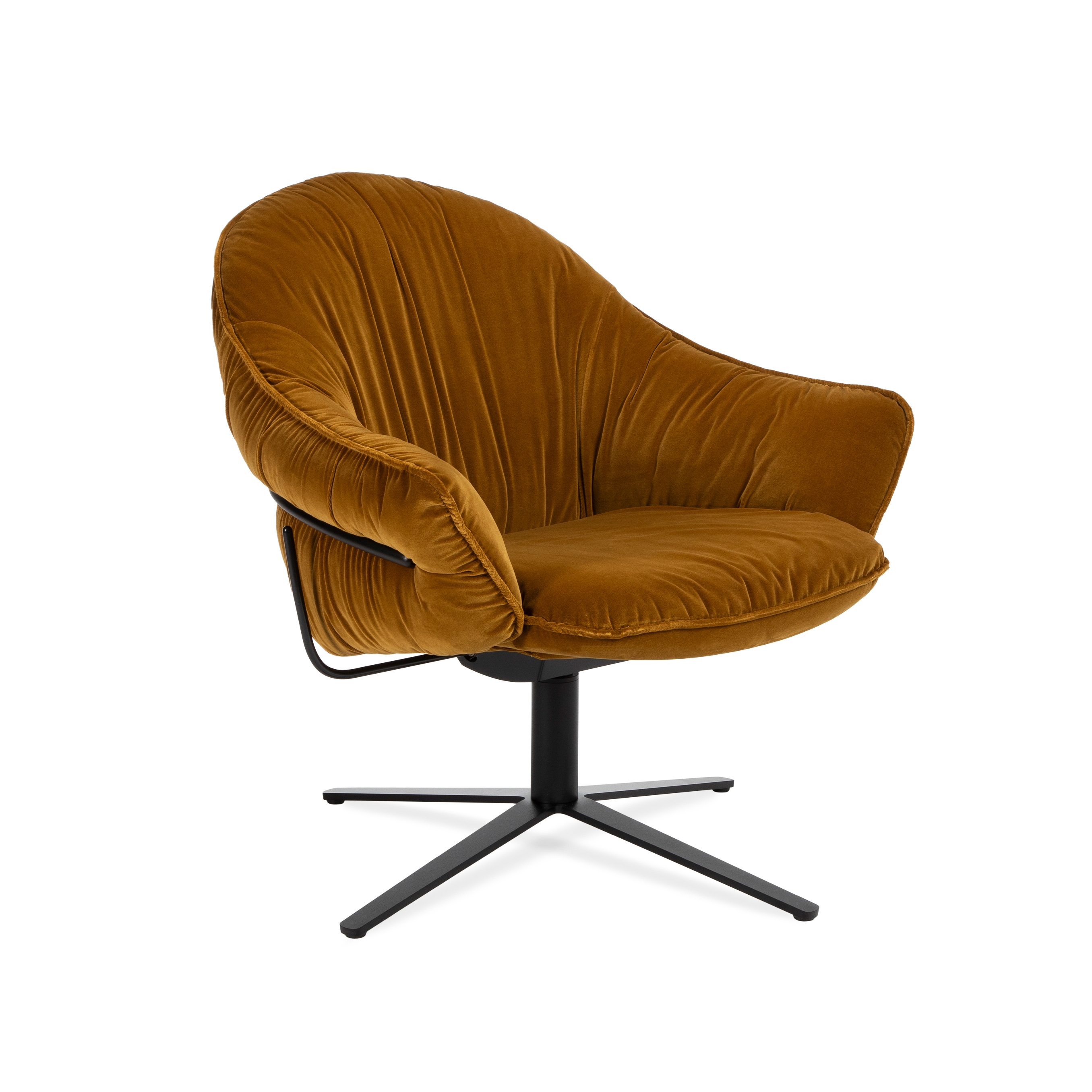 Marie | Lounge Chair with X-Base Frame