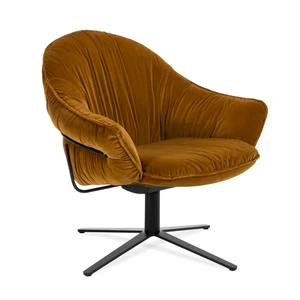 Produkt Marie | Lounge Chair mit Fußkreuzgestell mit Wipp-Kippmechankik des Herstellers FREIFRAU MANUFAKTUR anzeigen
