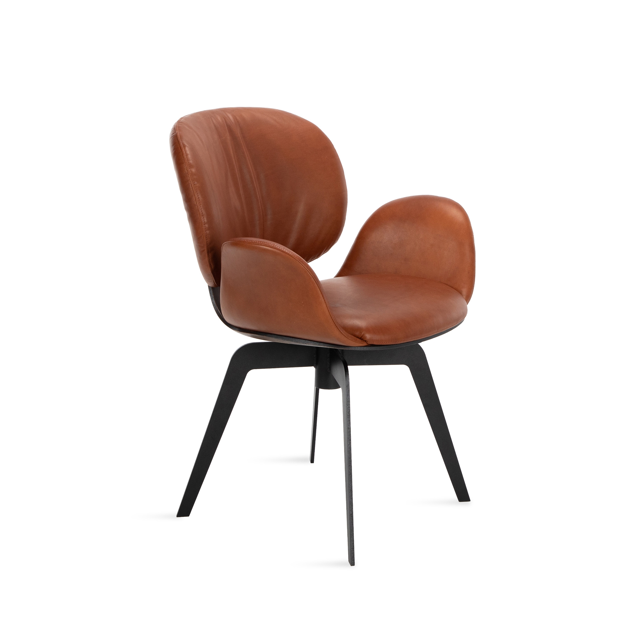 Mostrar el producto Ivy | Armchair with flat steel frame with cross, rotatable & autoreturn del fabricante FREIFRAU MANUFAKTUR