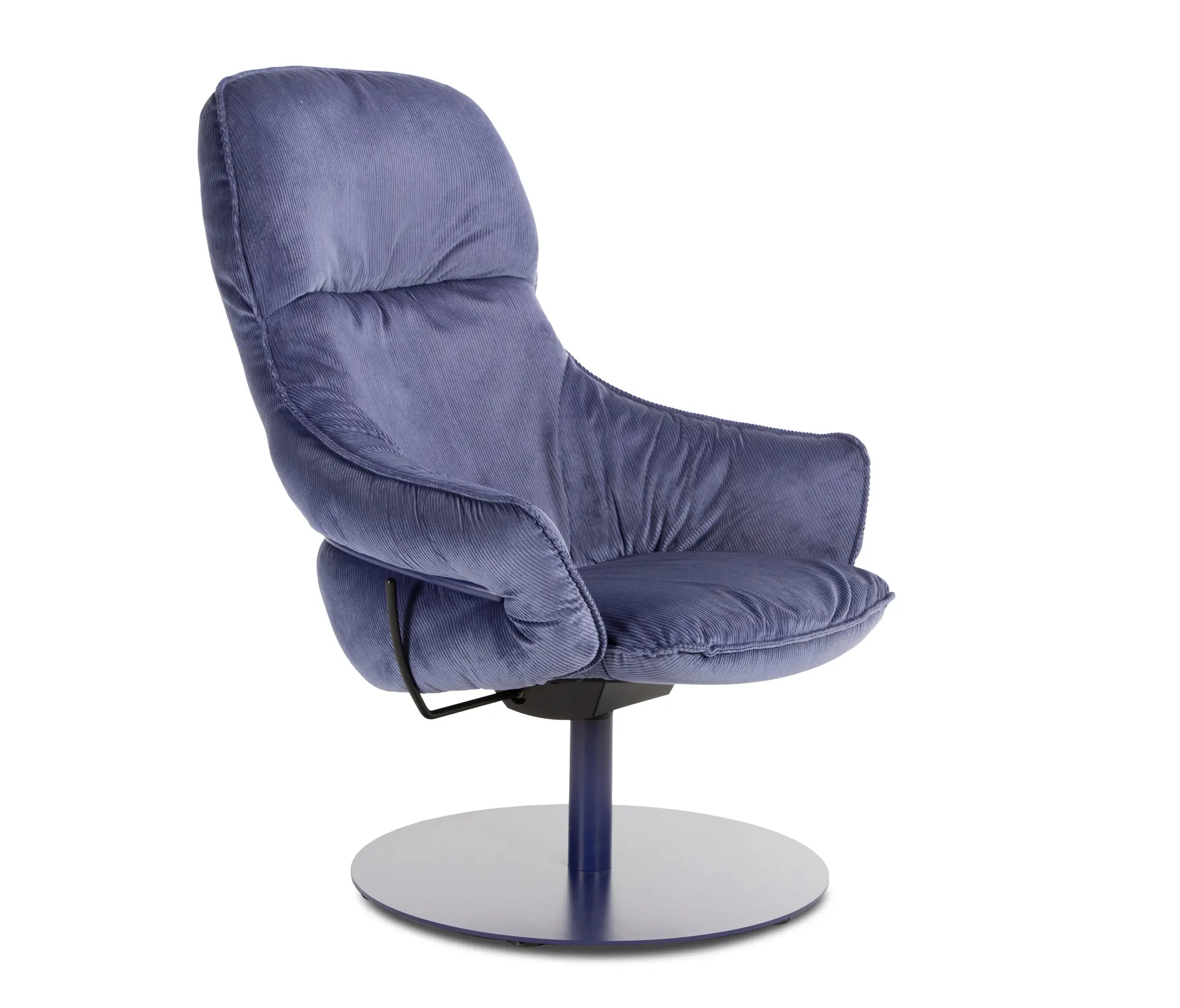 FREIFRAU MANUFAKTUR - Marie | Lounge Chair High with central leg with rocker-tilt mechanism