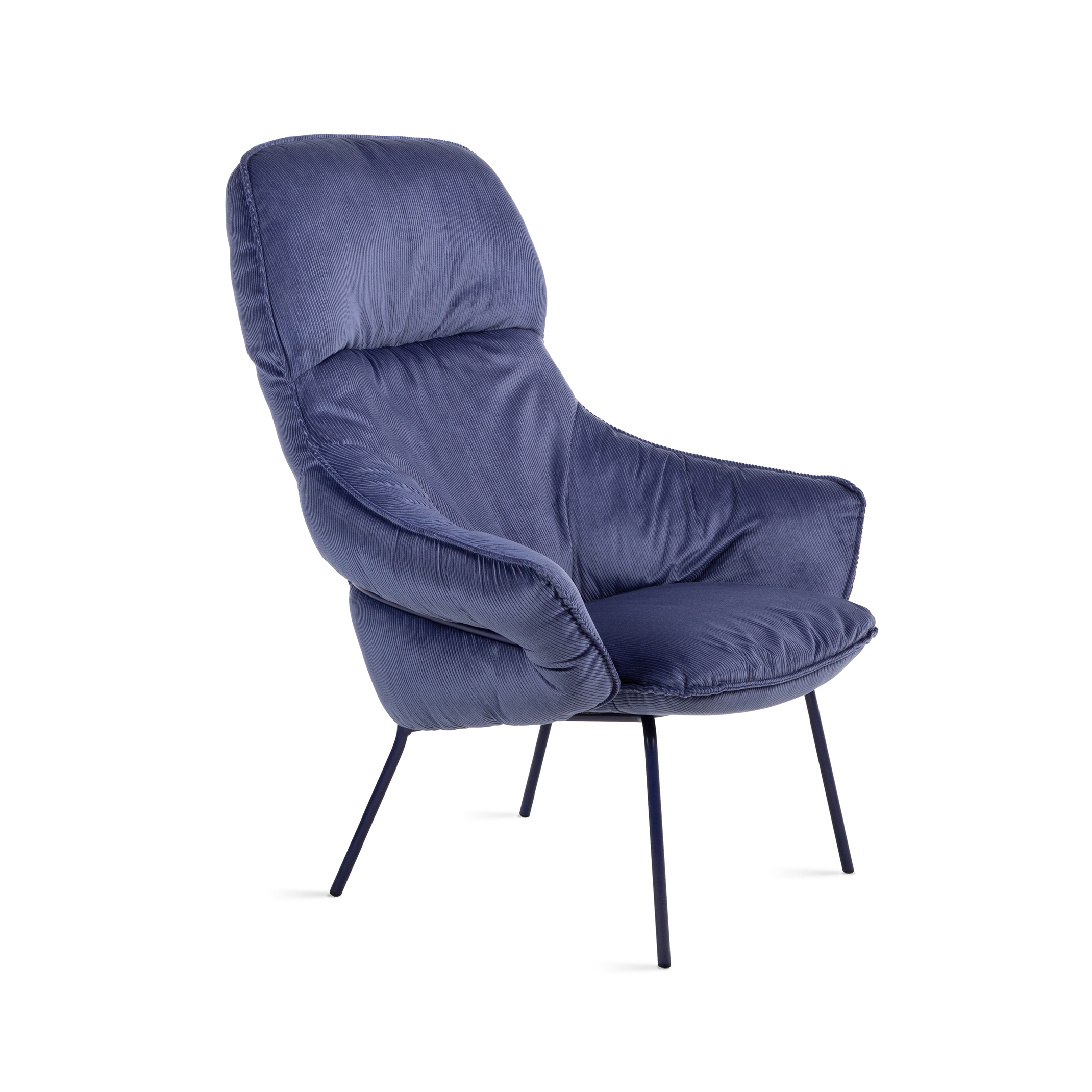 Display product Marie | Lounge Chair High with steel frame from manufacturer FREIFRAU MANUFAKTUR