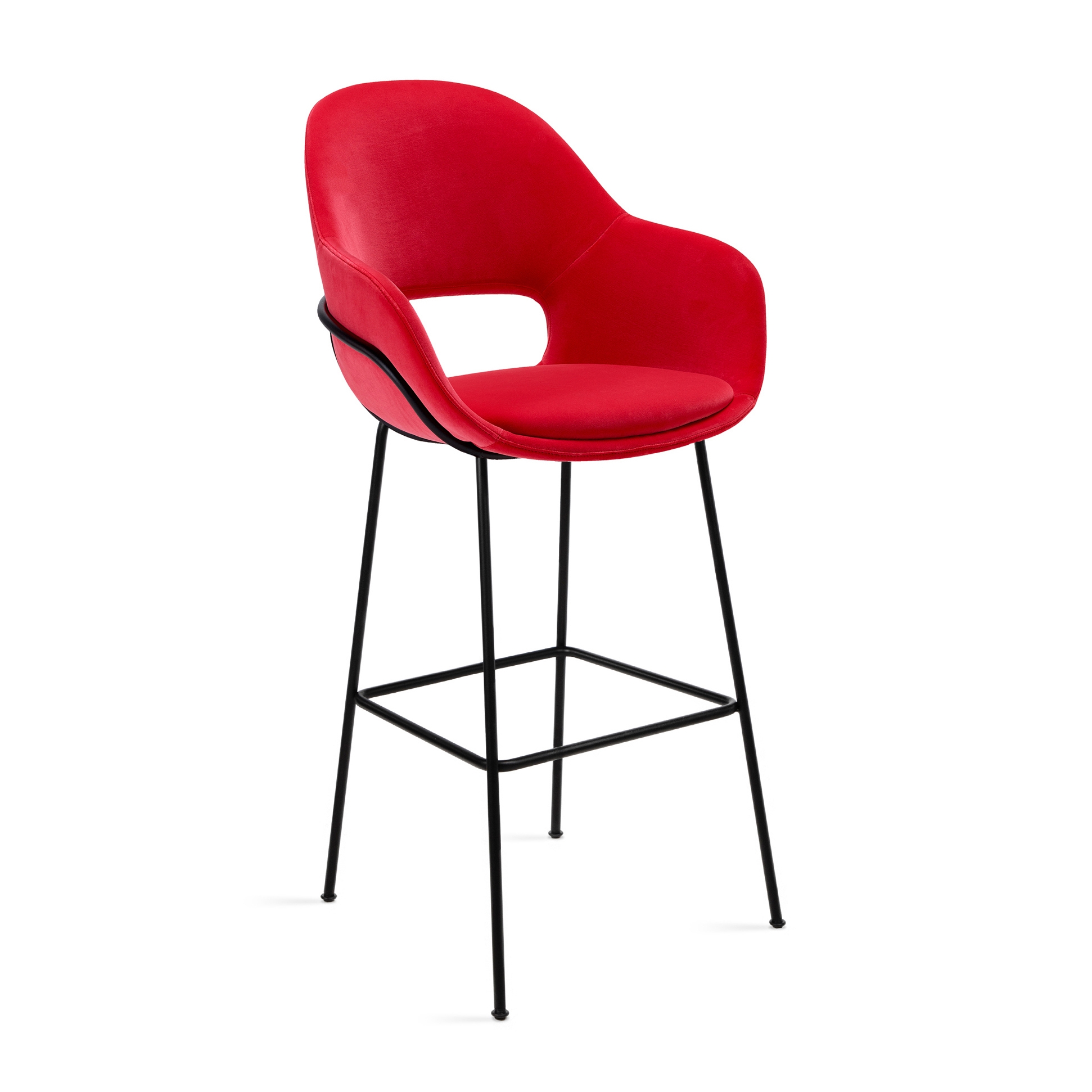 Theia | Bar Armchair High with steel frame