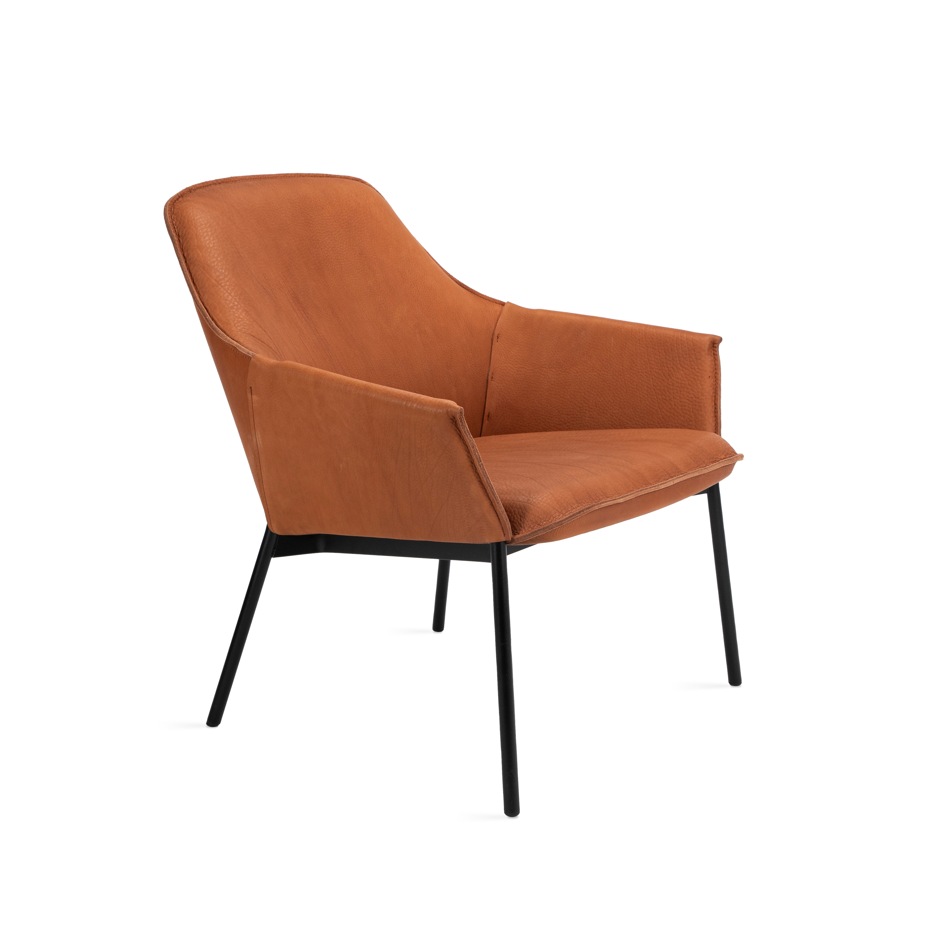 Grace | Lounge Chair Low with Steel Frame