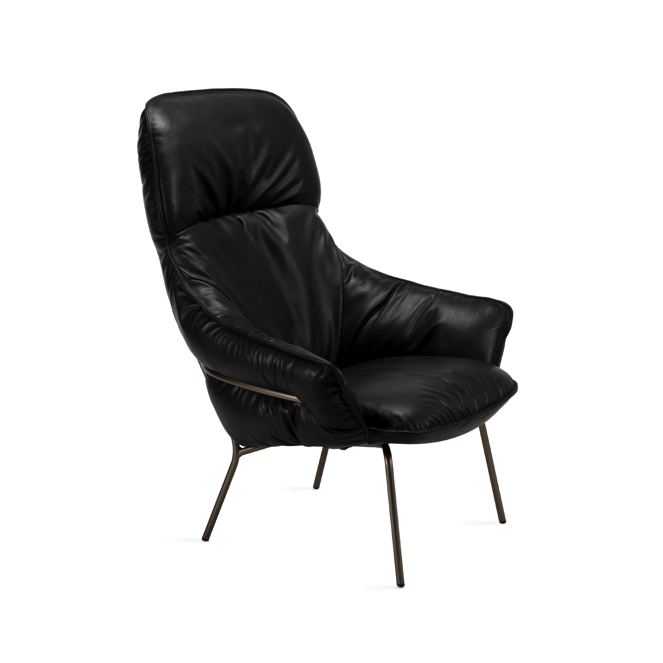 Marie | Lounge Chair High with steel frame