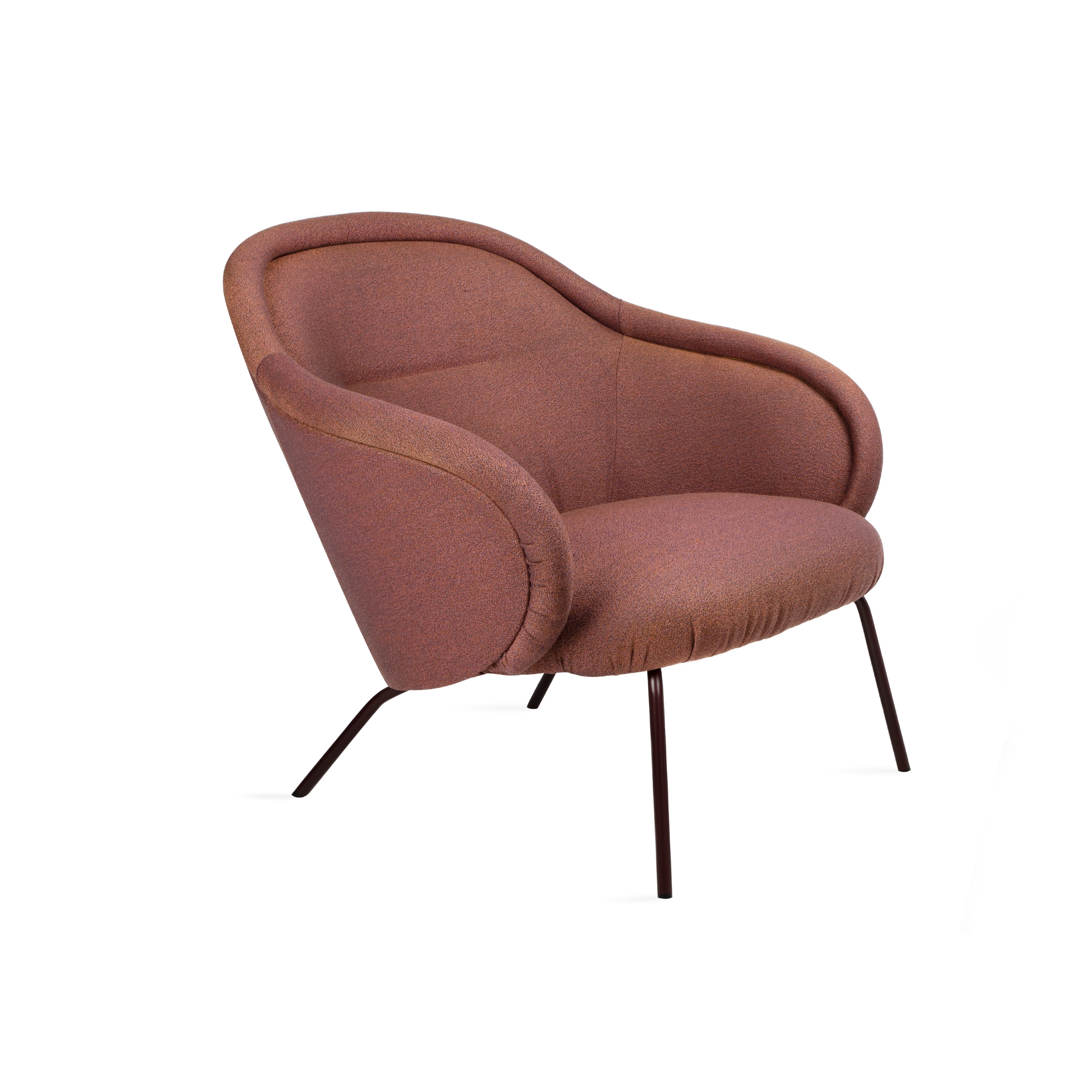 Ona | Lounge Chair Low with steel frame