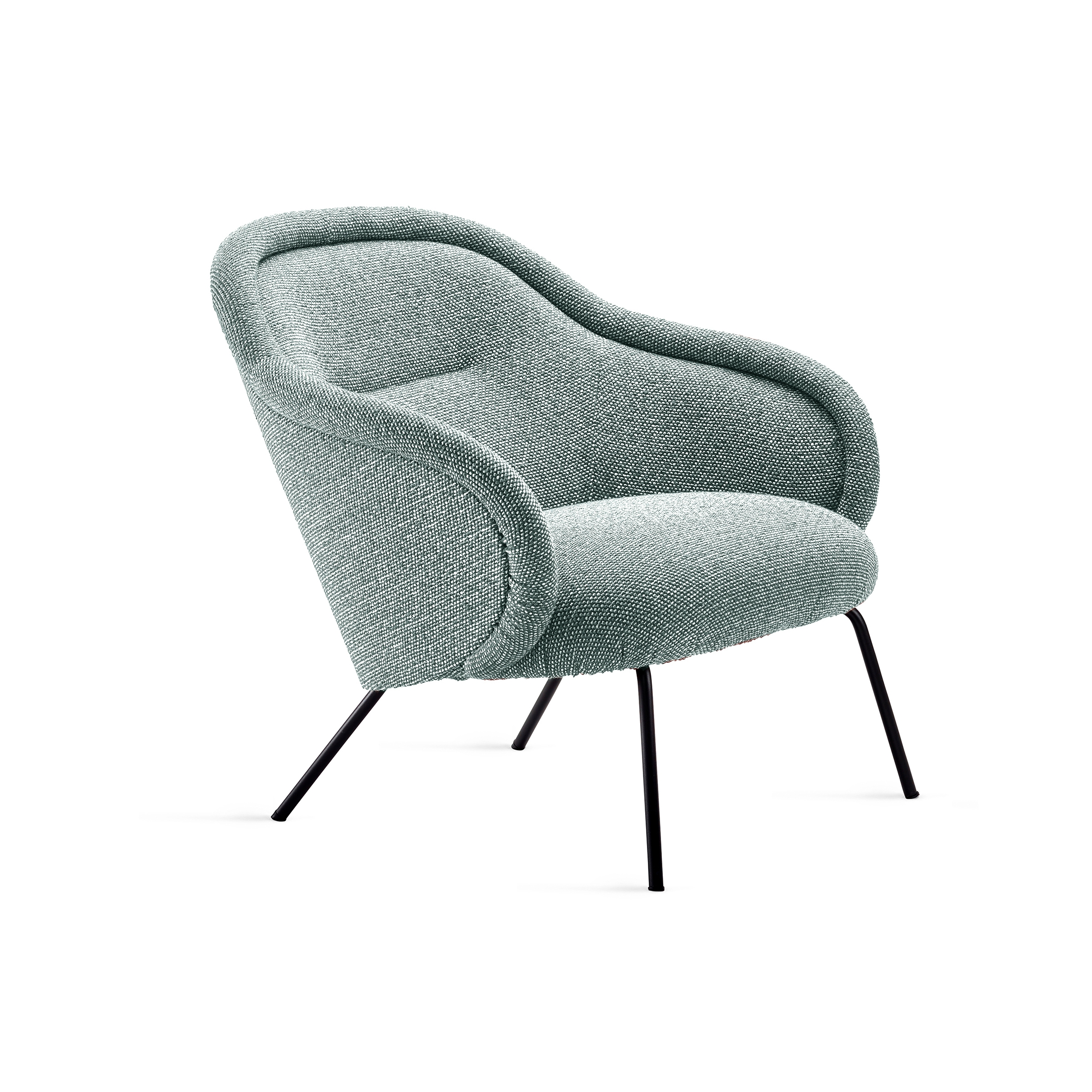 Ona | Lounge Chair Low with steel frame