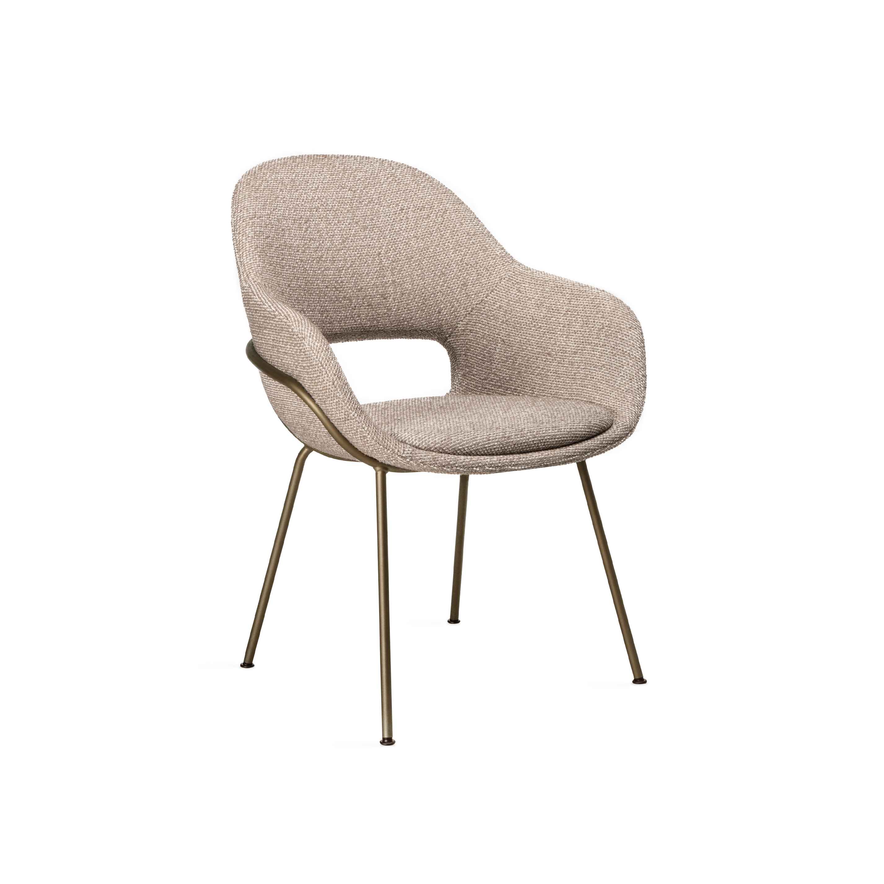 Theia | Armchair High with steel frame