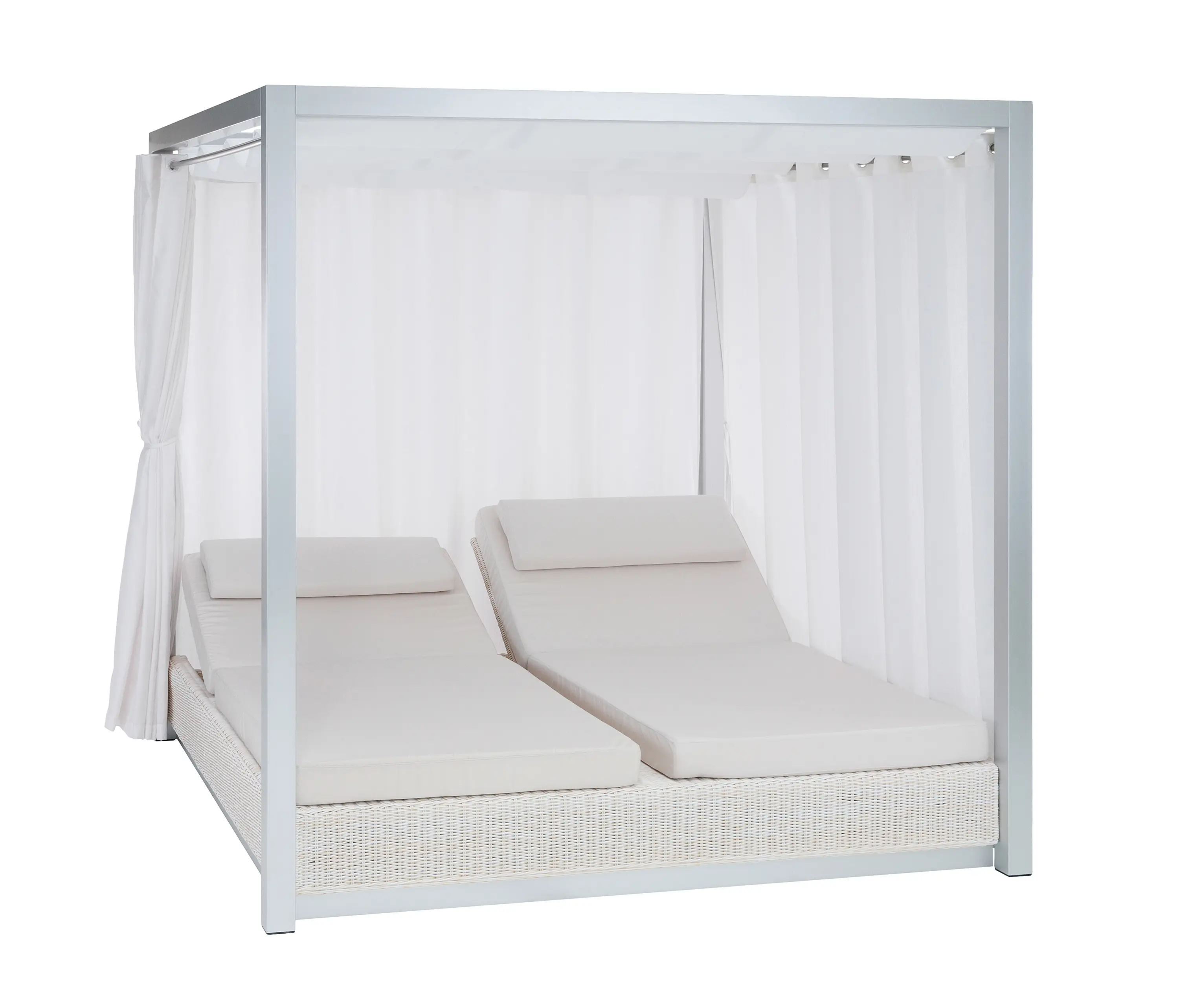 Point - Sunset | Double Sun Bed With Curtains