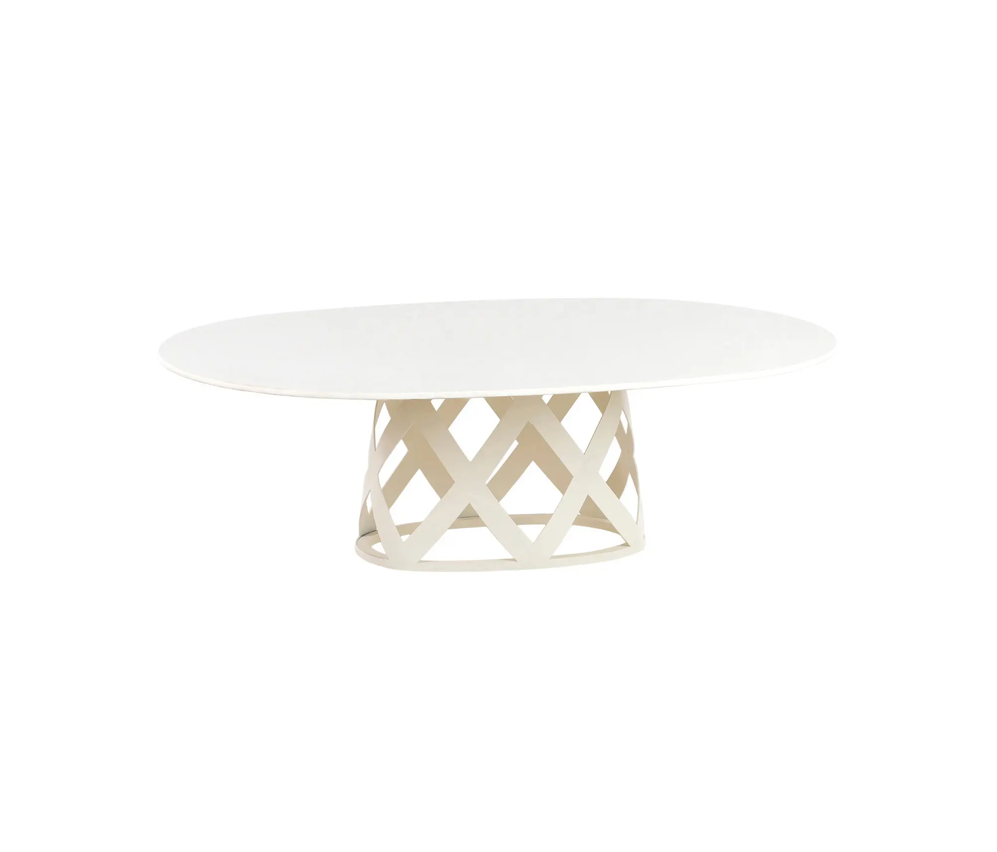 Point - Dalmatia oval coffee table