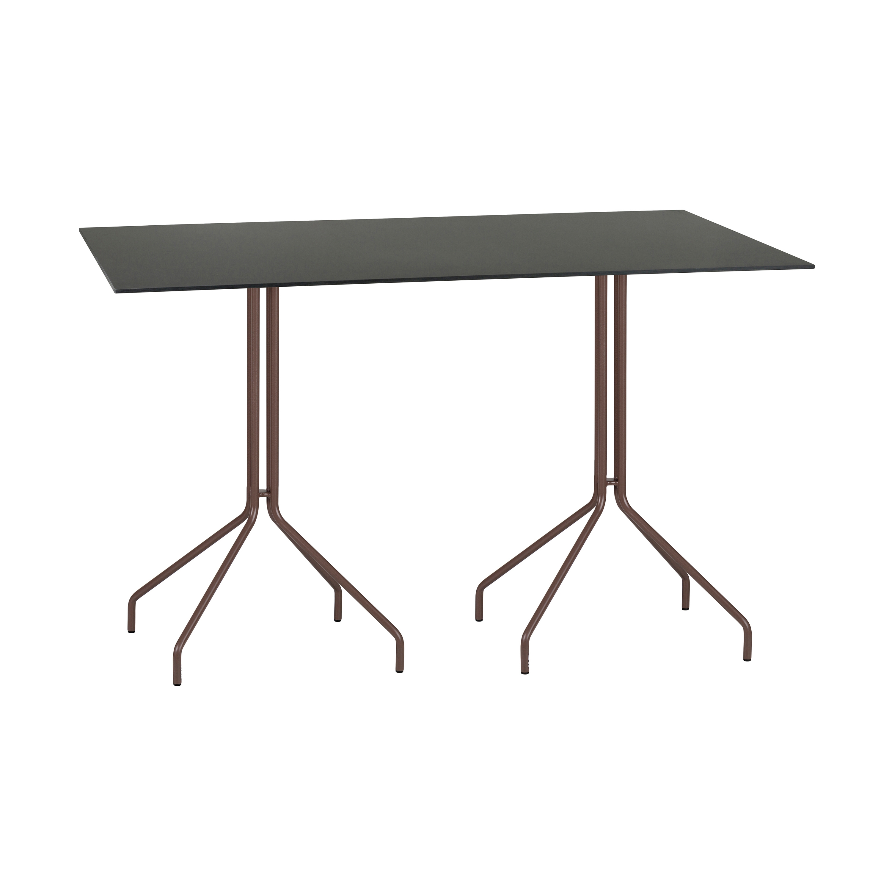 Display product Weave |  Double leg table | Compact top from manufacturer Point