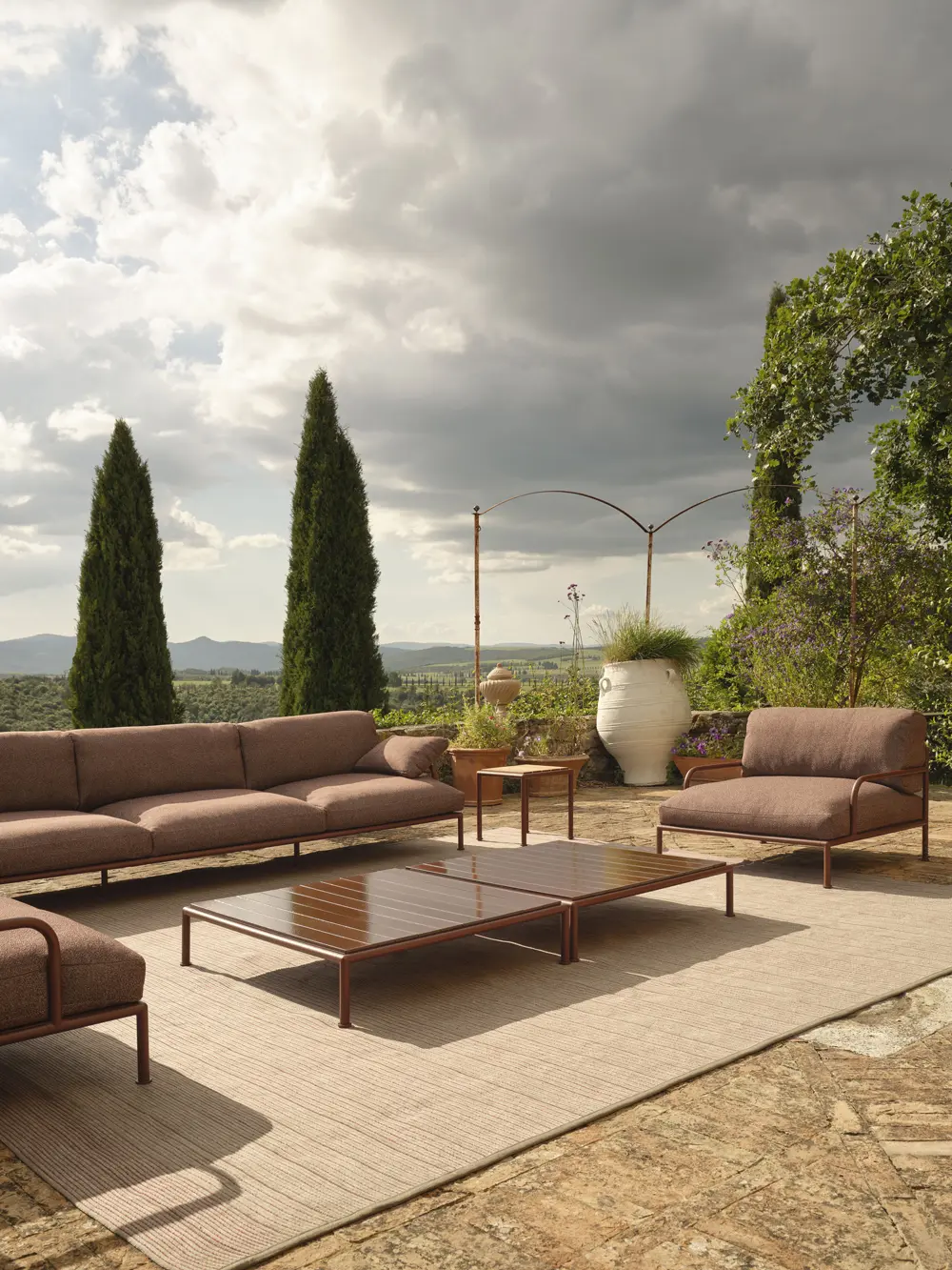 Fast - Onda rectangular outdoor rug