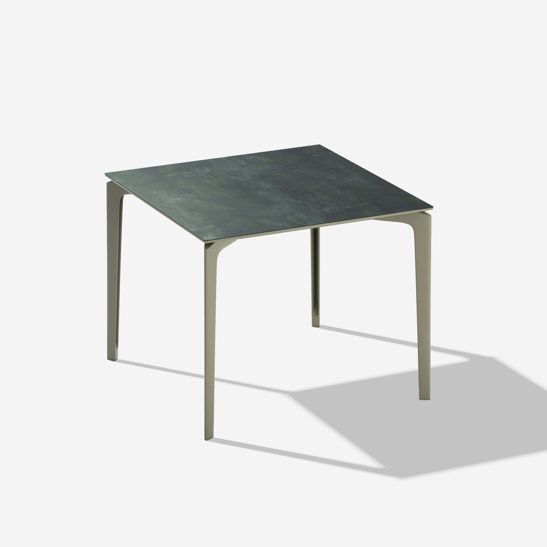 AllSize square table with stoneware top