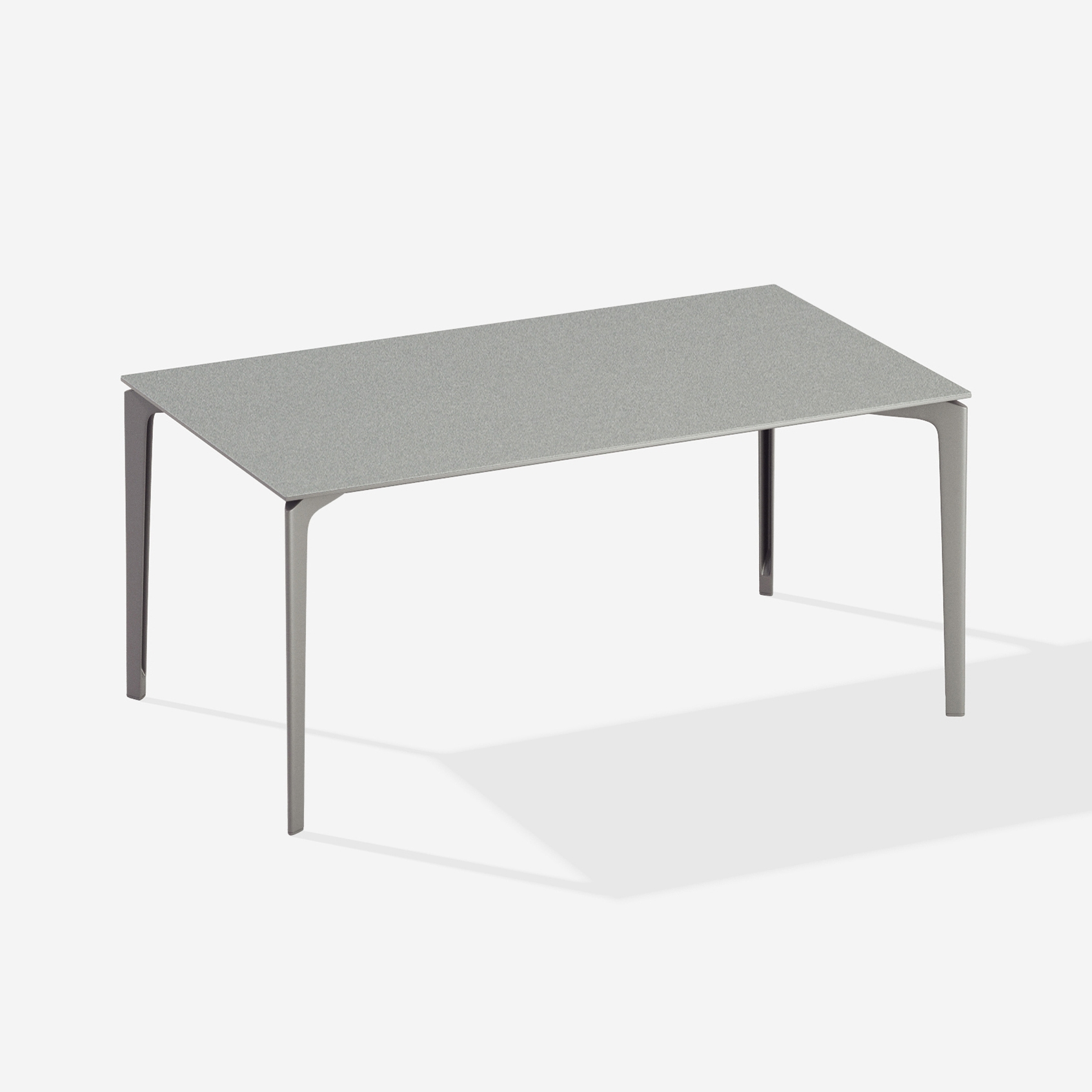 Afficher le produit AllSize rectangular table with speckled aluminium top du fabricant Fast