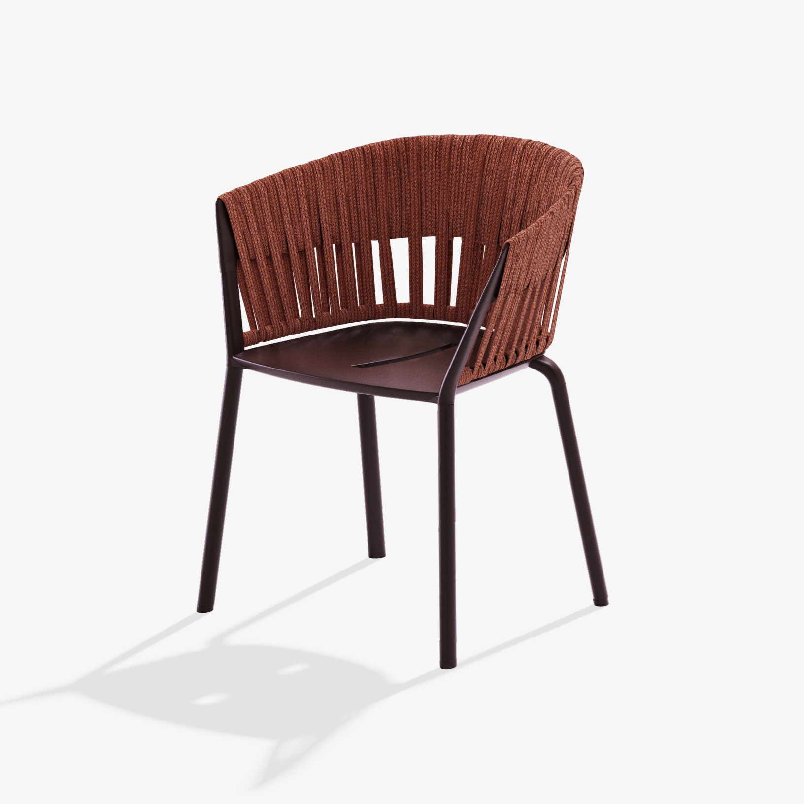 Mostrar el producto Ria dining armchair with fully woven rope del fabricante Fast