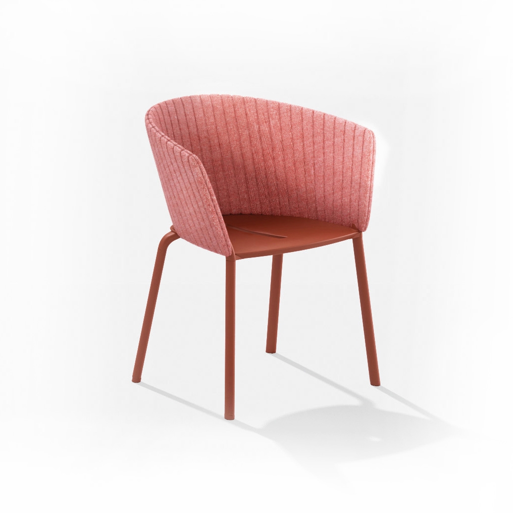 Afficher le produit Ria dining armchair with quilted backrest du fabricant Fast