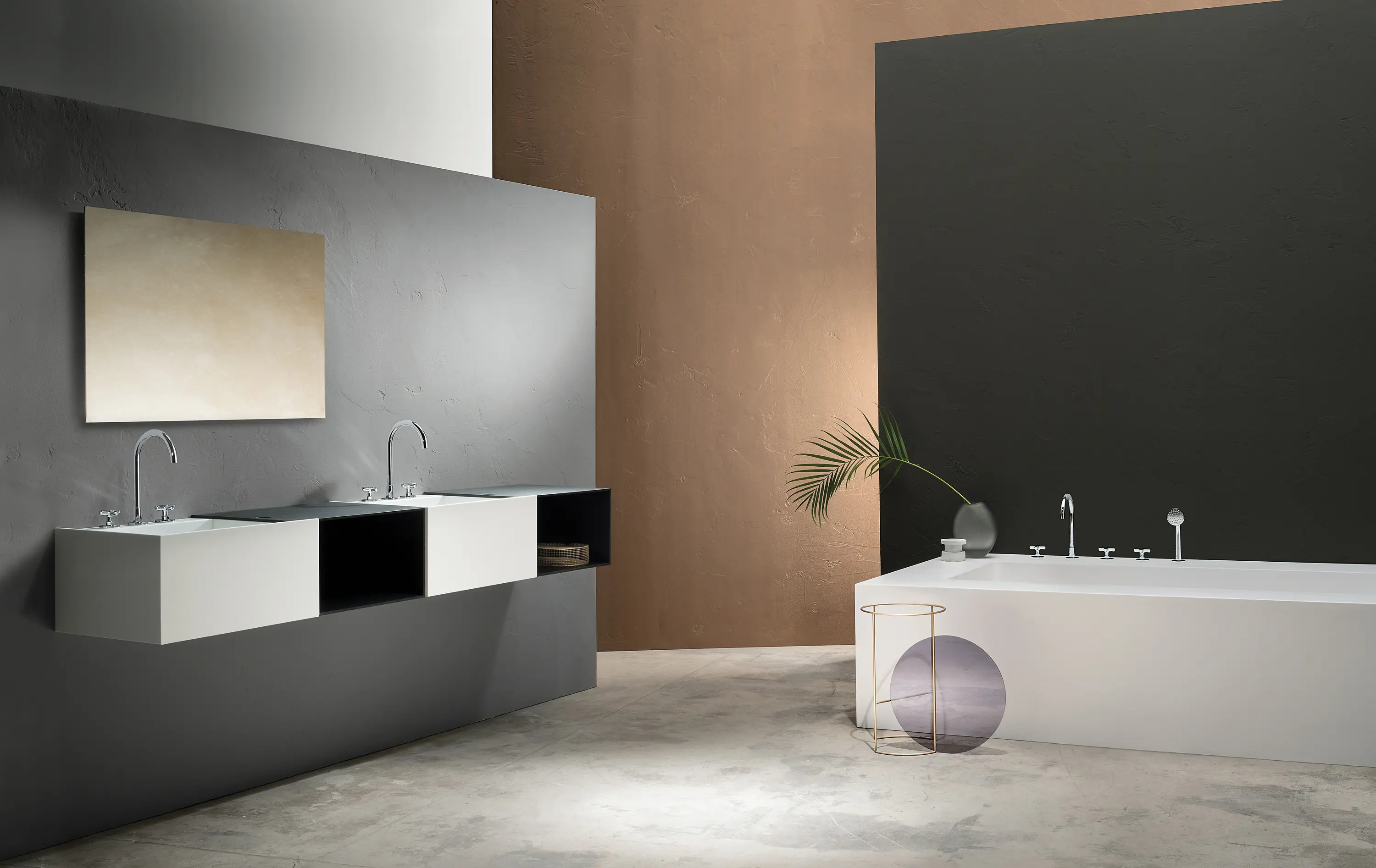 Fantini - Icona Classic | 3/4'' UP-Thermostatbrausemischer - Brausearm - Regenkopfbrause - Brauseset
"