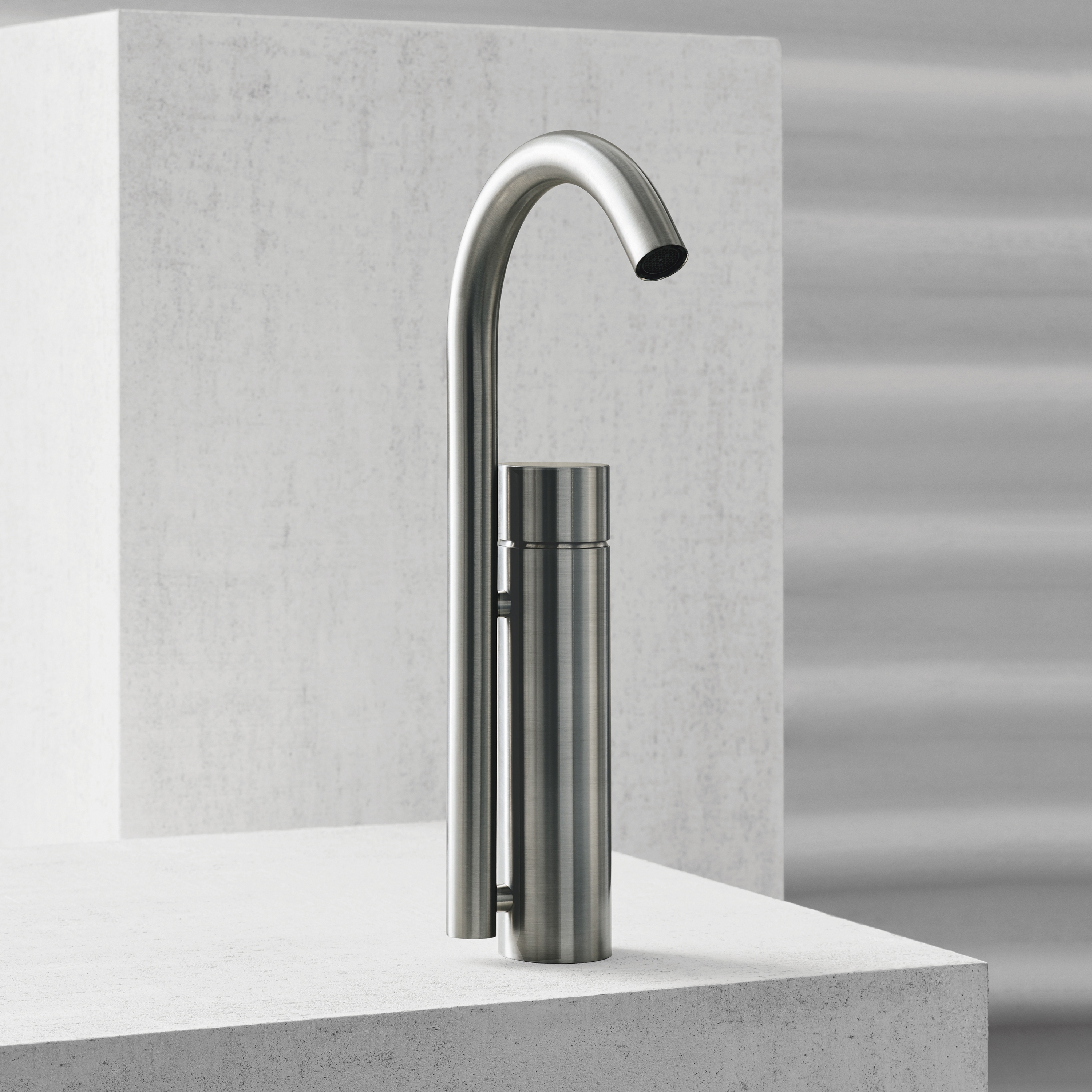 Produkt AA/27 Aboutwater Boffi e Fantini | 1-Loch-Waschtischmischer hoch des Herstellers Fantini anzeigen