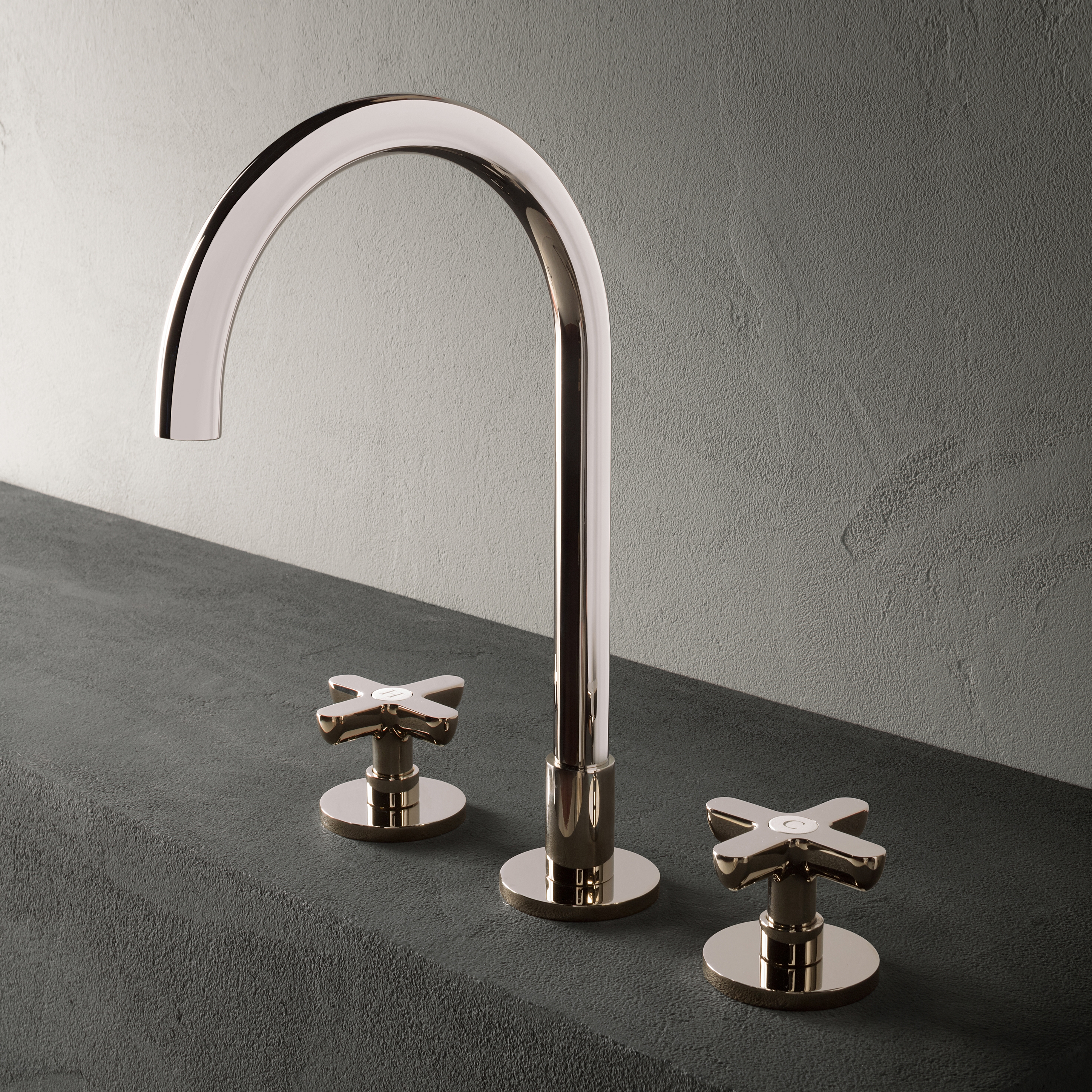 Vertoon produk Icona Classic | 3-hole washbasin mixer van vervaardiger Fantini