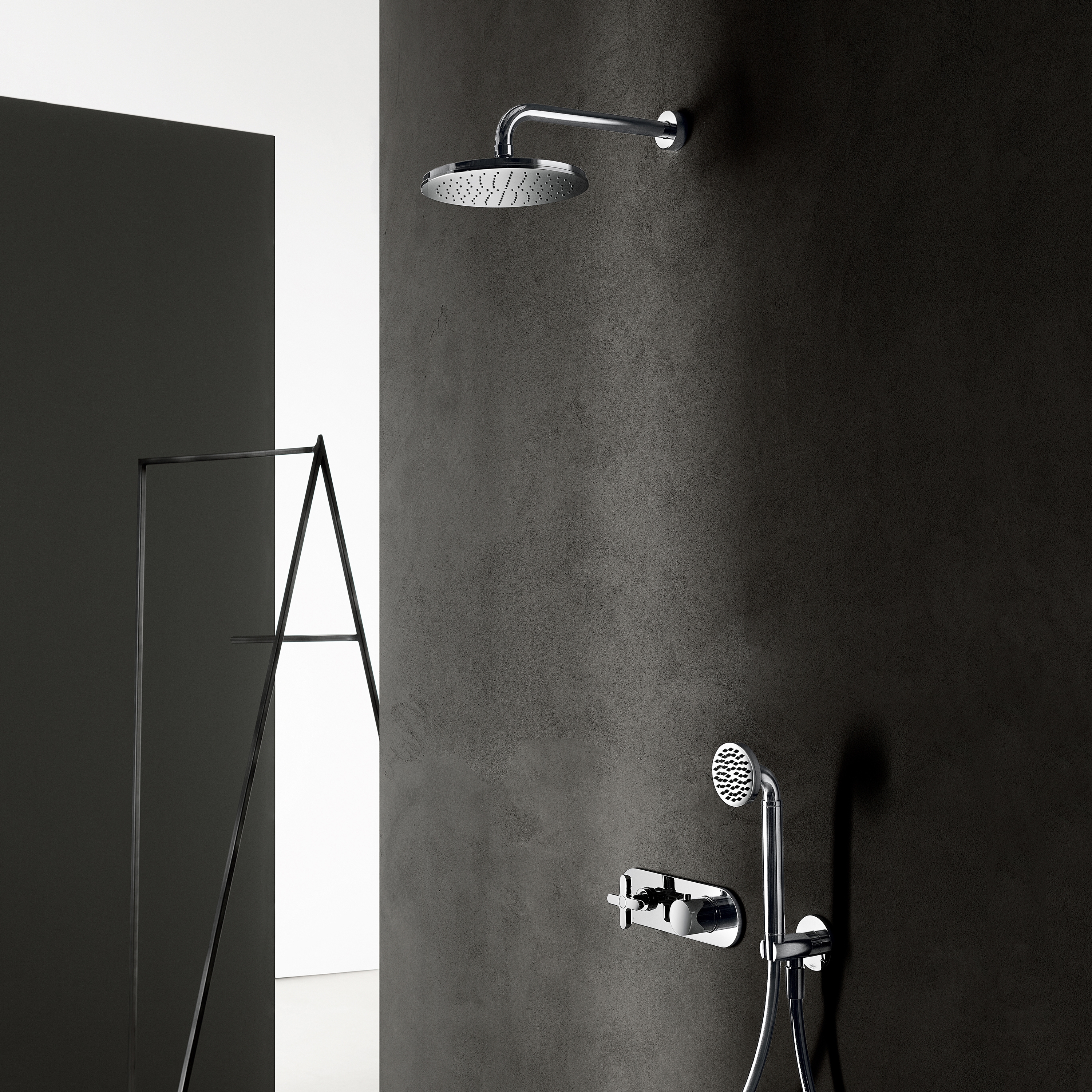 Afficher le produit Icona Classic | Mitigeur thermostatique douche à encastrer 3/4'' - Bras de douche - Pomme de douche jet pluie - combiné de douche du fabricant Fantini