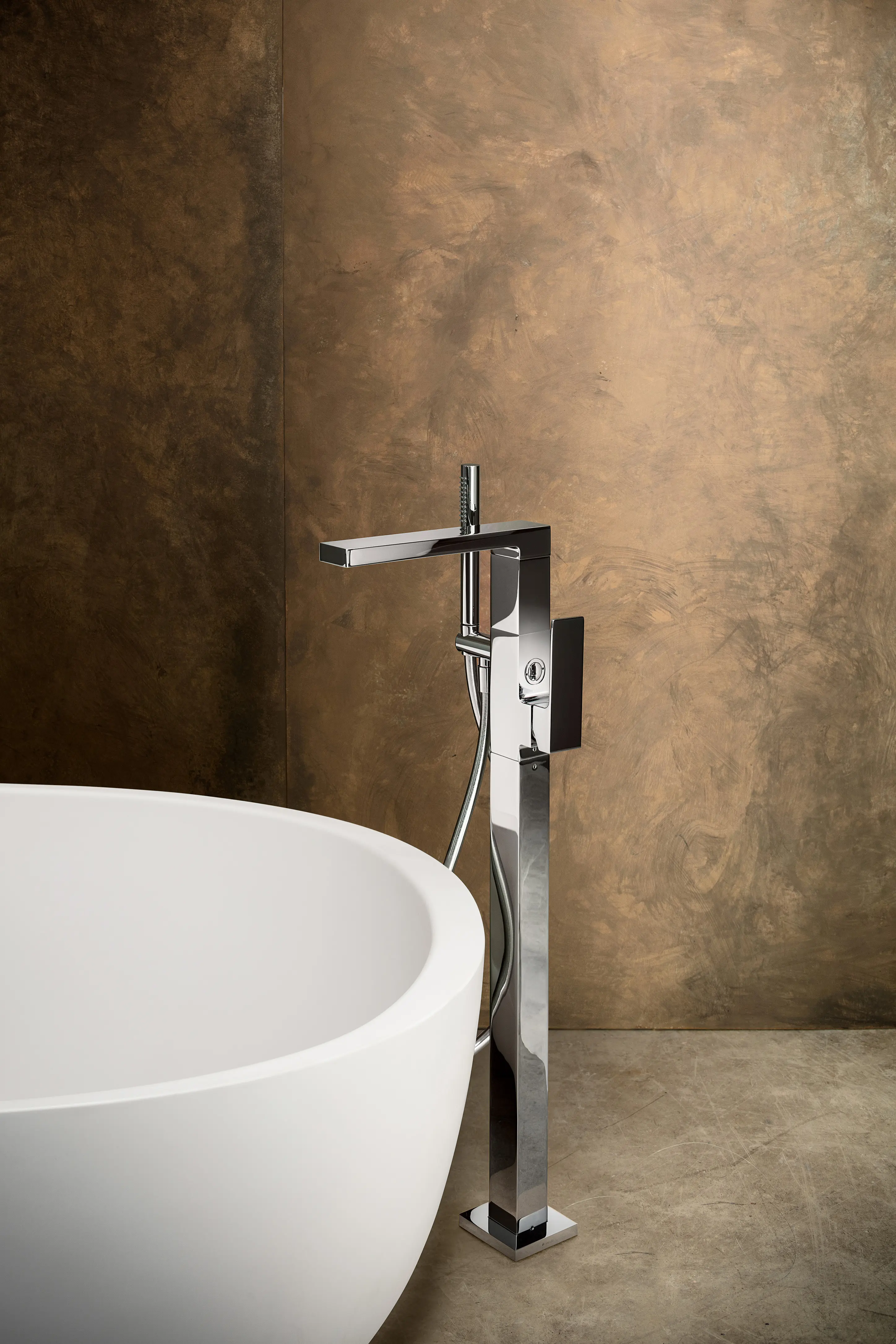 Fantini - Mint | Monomando baño/ducha a suelo
