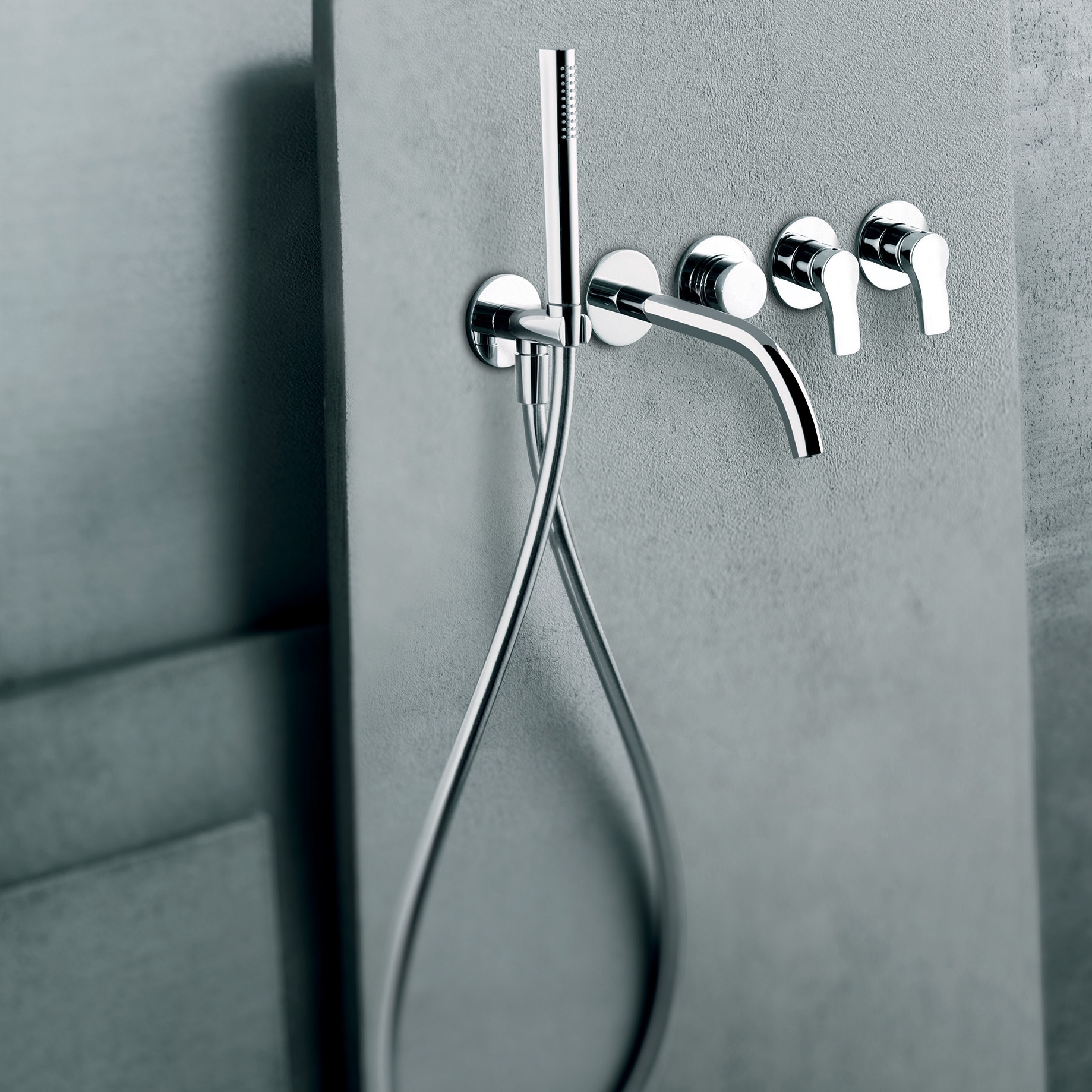 Vertoon produk AL/23 Aboutwater Boffi e Fantini | Built-in bathtub mixer van vervaardiger Fantini