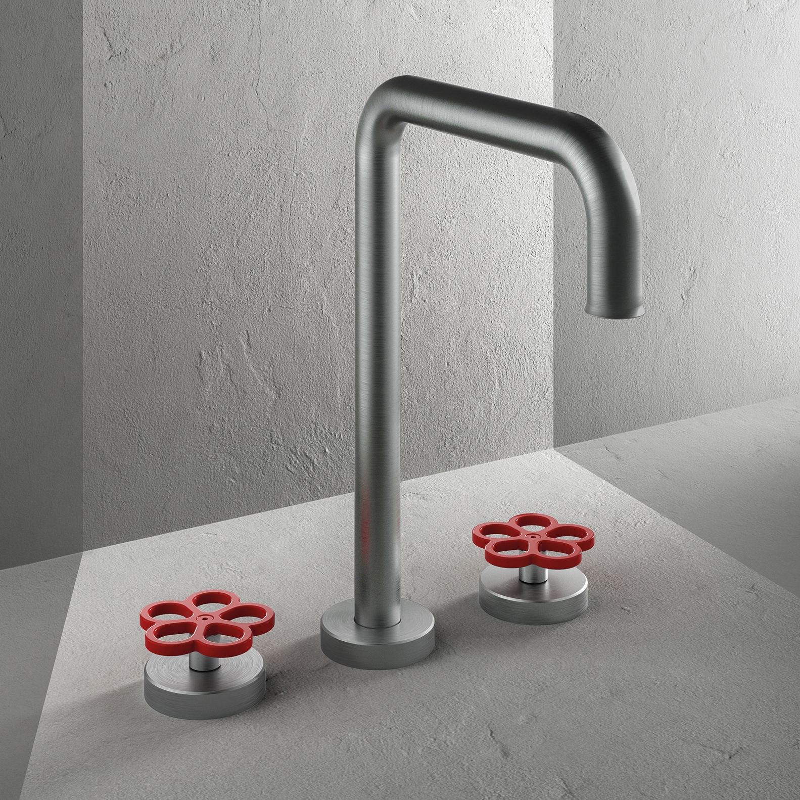 Vertoon produk AW/PIPE Aboutwater Boffi e Fantini | 3-hole washbasin mixer van vervaardiger Fantini