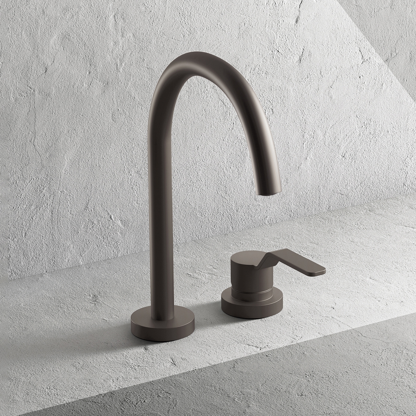 Display product AL/GARDEN Aboutwater Boffi e Fantini | 2-hole washbasin mixer from manufacturer Fantini