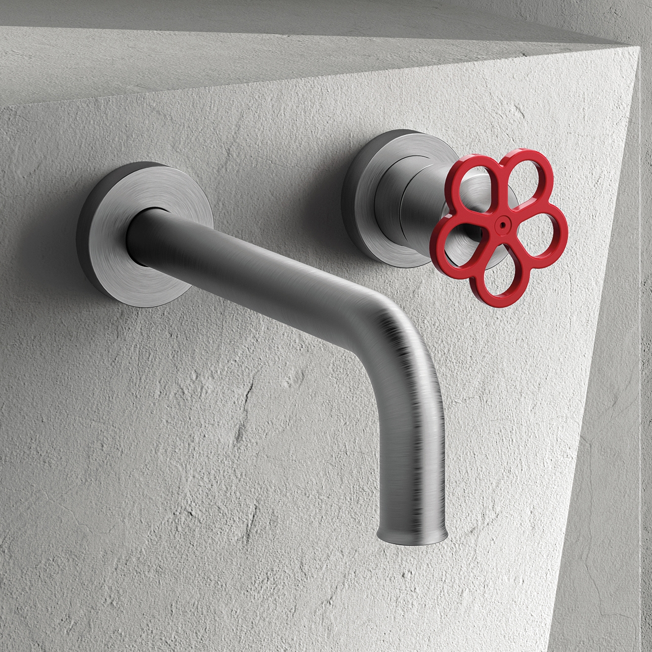 Vertoon produk AW/PIPE Aboutwater Boffi e Fantini | Wall-mount washbasin mixer van vervaardiger Fantini
