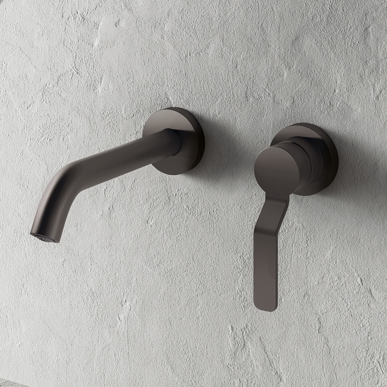 Display product AL/GARDEN Aboutwater Boffi e Fantini | Wall-mount washbasin mixer from manufacturer Fantini