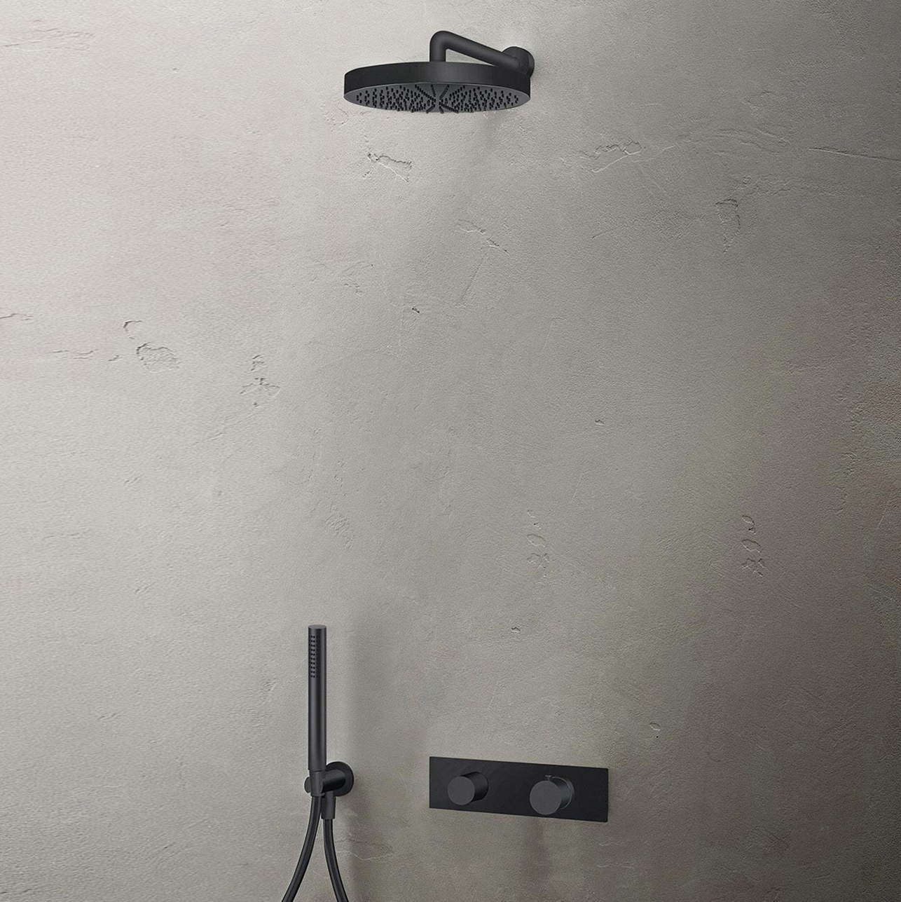 Afficher le produit Nostromo | Mitigeur thermostatique douche à encastrer 3/4" - Pomme de douche jet pluie - Bras de douche - Combiné de douche du fabricant Fantini
