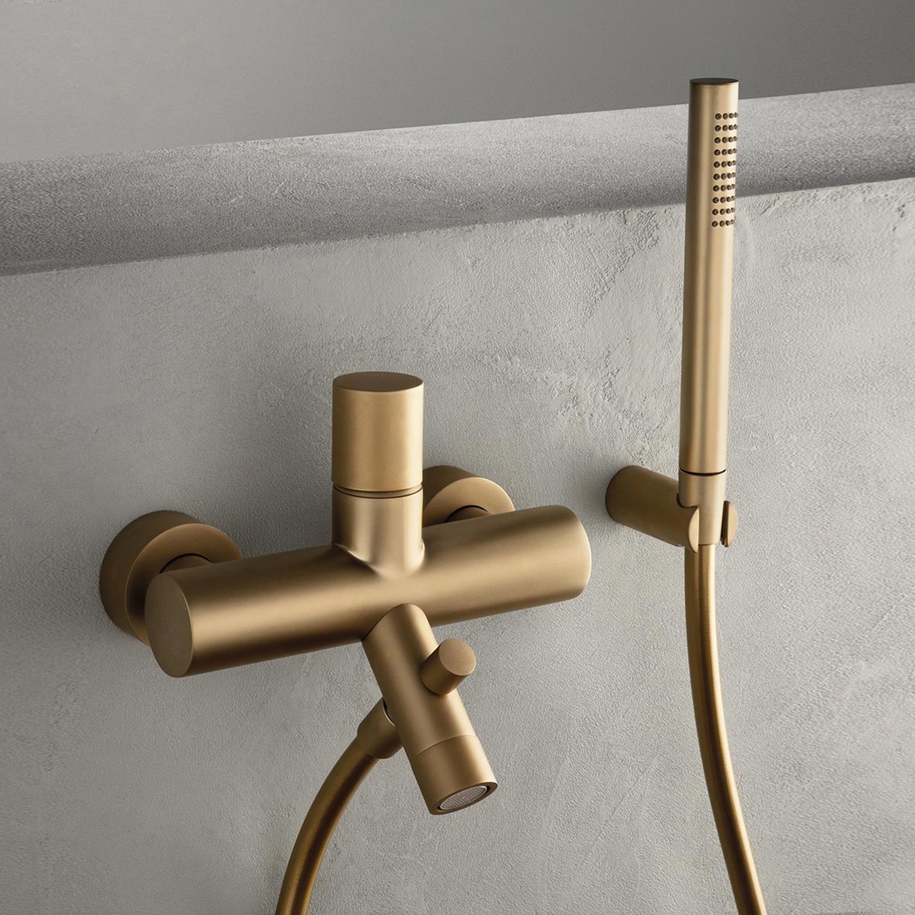 Display product Nostromo | Wall-mount bathtub mixer from manufacturer Fantini