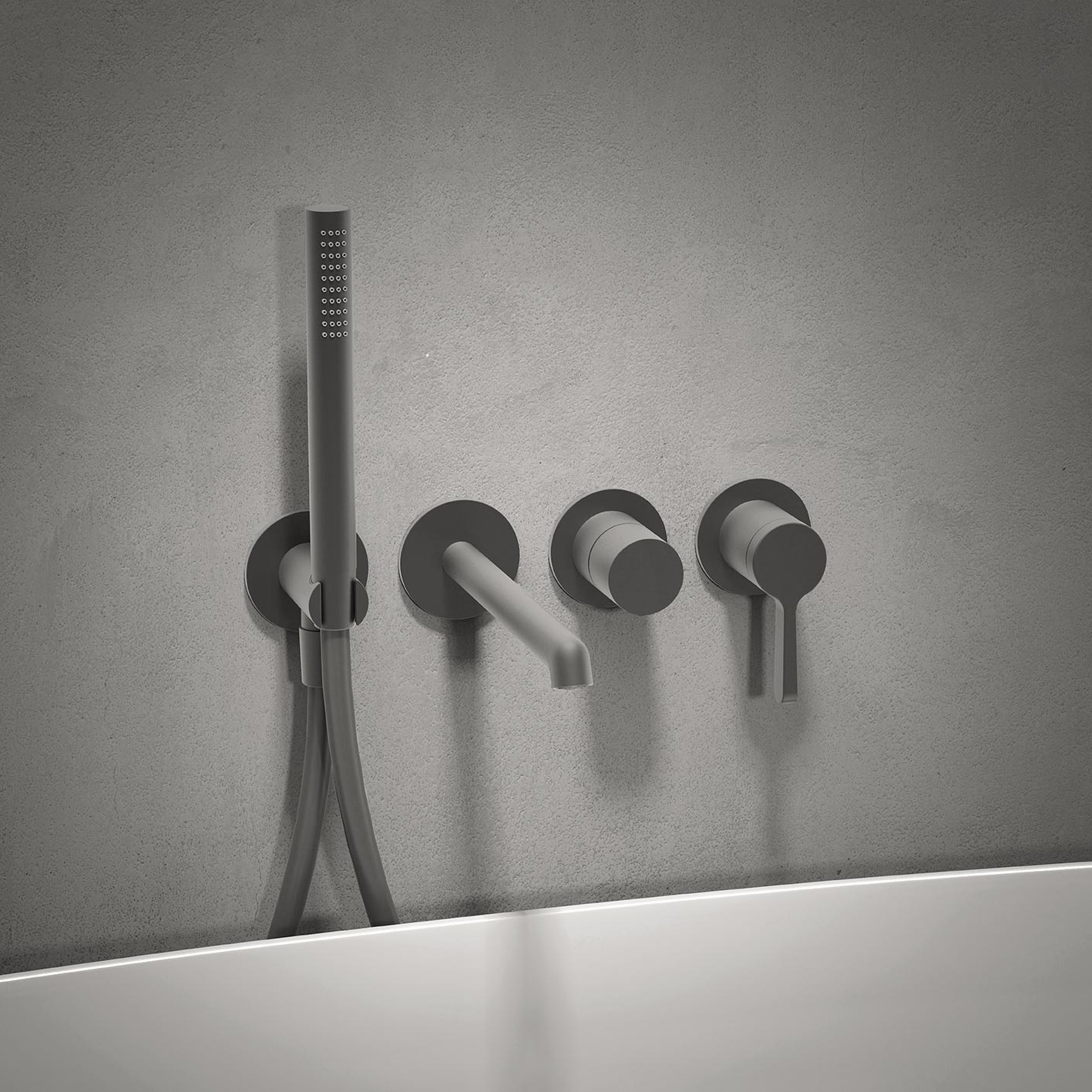 Display product Torino | Built-in bathtub mixer from manufacturer Fantini