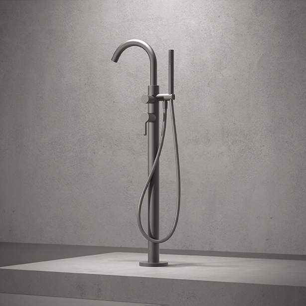 Display product Torino | Floor-mount bathtub mixer from manufacturer Fantini