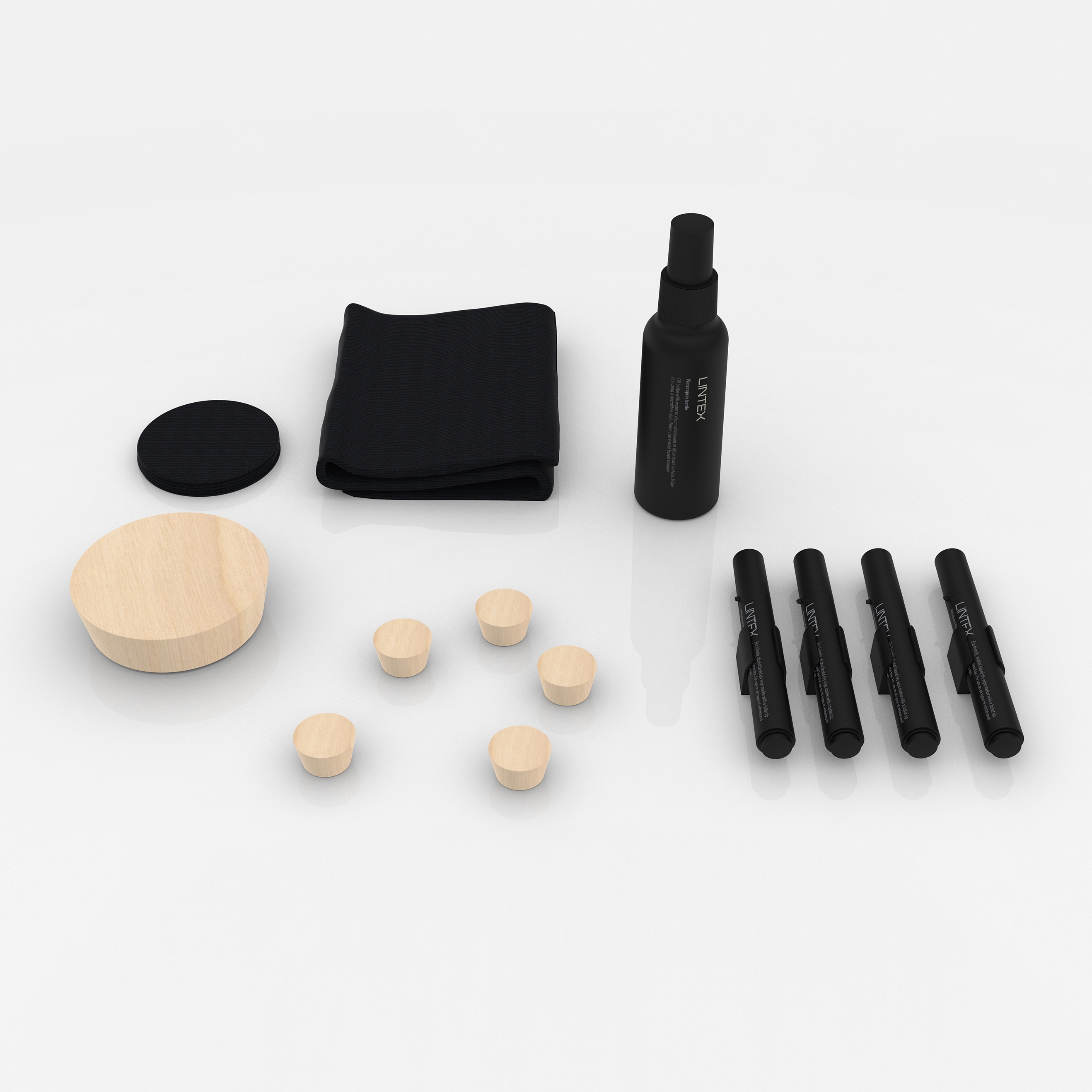 Vertoon produk Start Set Birch and Cork van vervaardiger Lintex