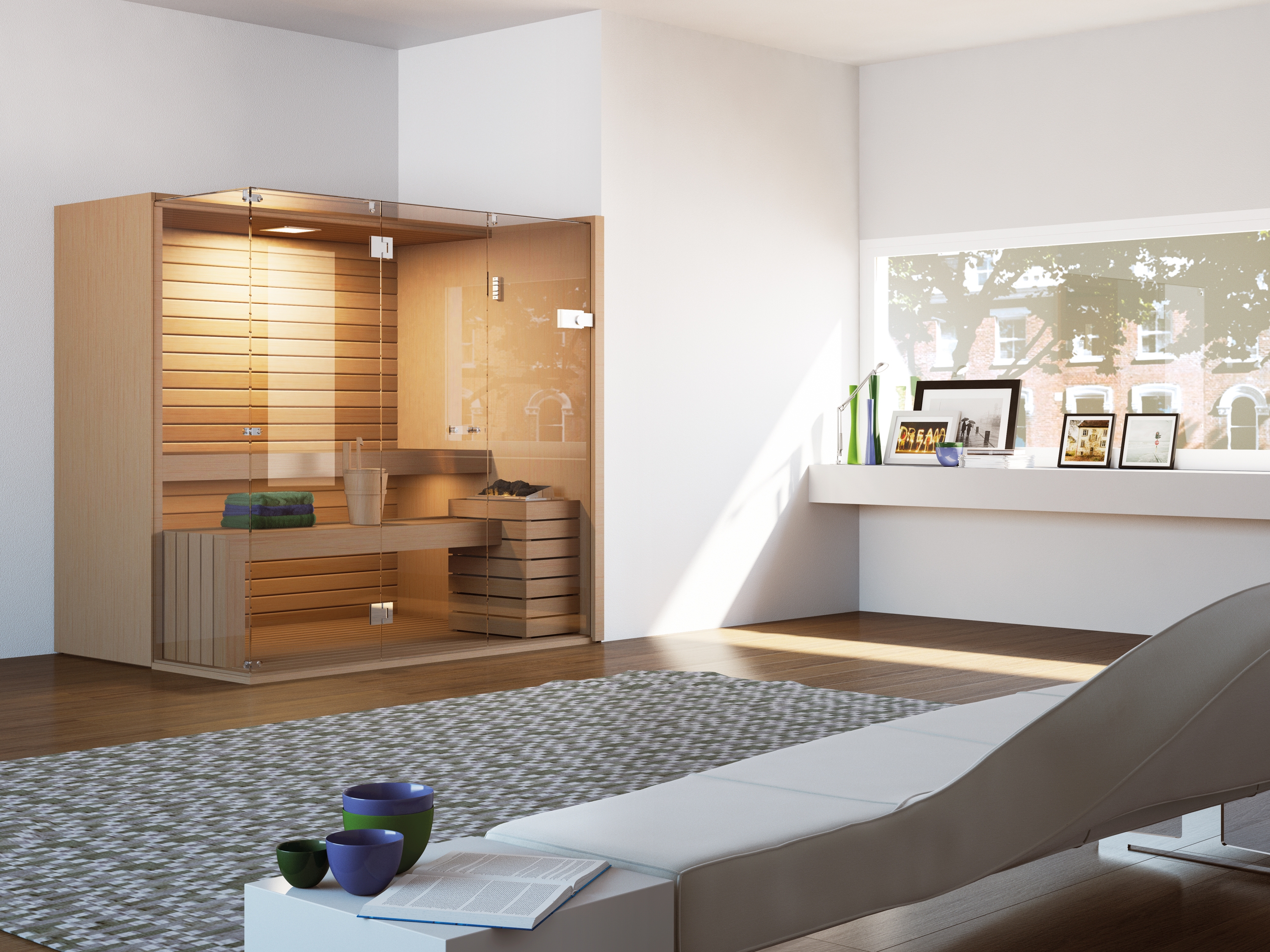Display product Sky corner from manufacturer EFFE PERFECT WELLNESS