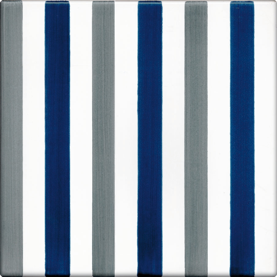 Display product LR CO Righe Bicolor 6 Blu Grigio from manufacturer La Riggiola