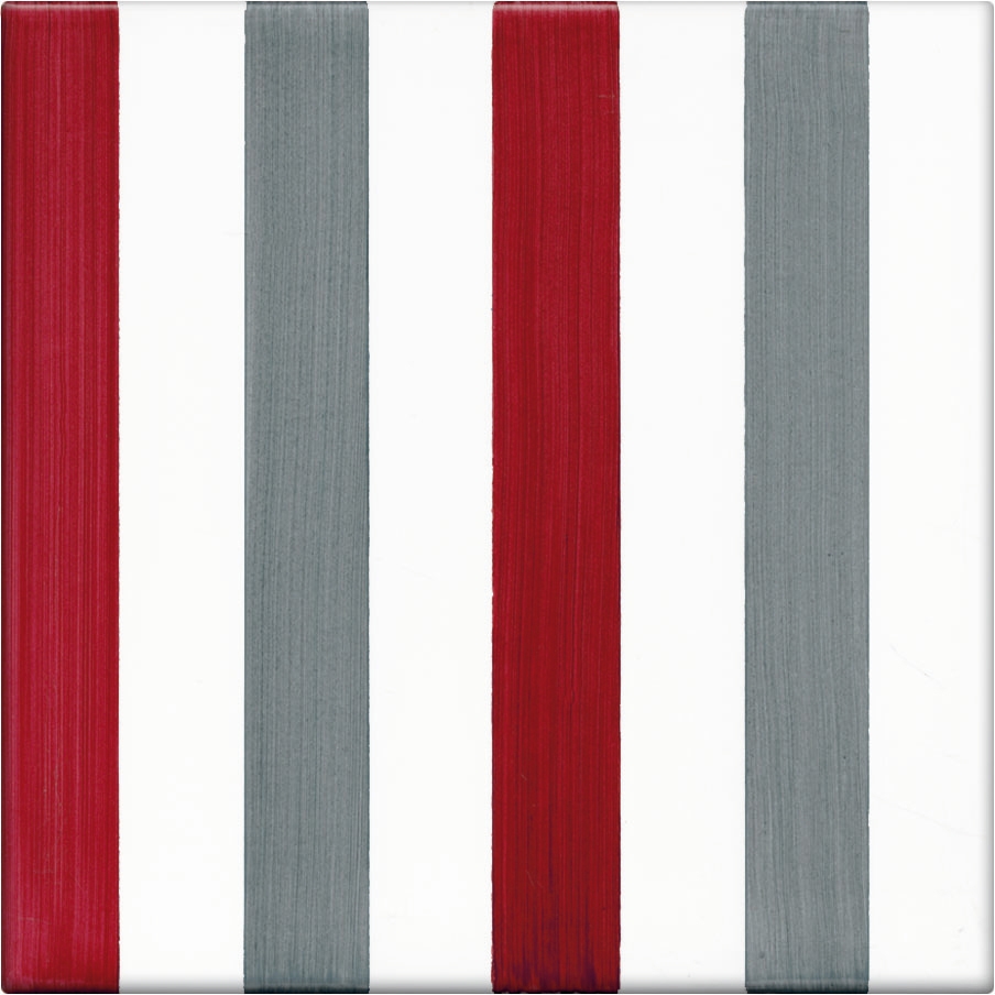 Display product LR CO Righe Bicolor Rosso Grigio from manufacturer La Riggiola