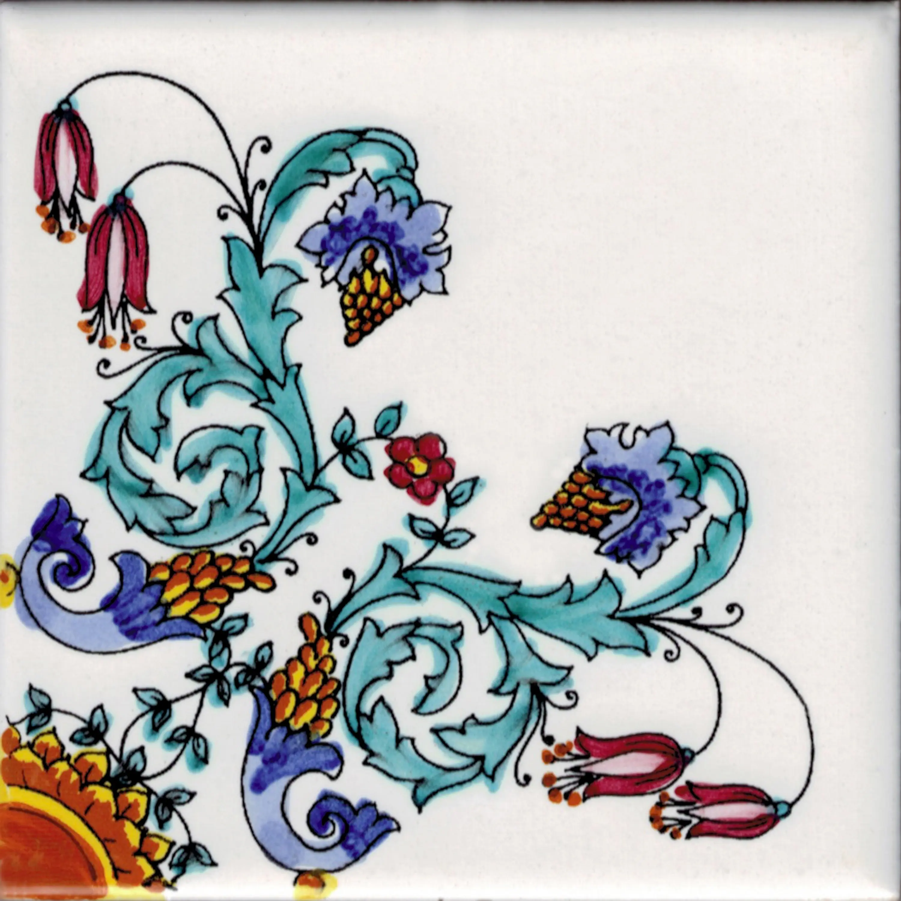 La Riggiola - LR PO Rosone fiorato