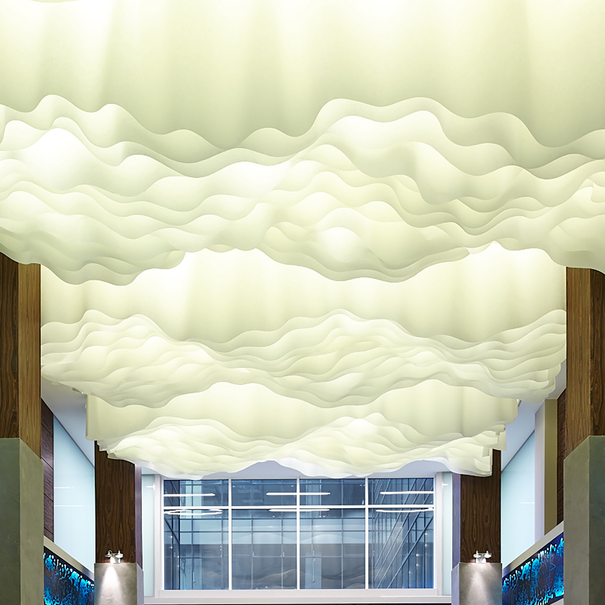 Display product Wavy Ceiling from manufacturer PROCÉDÉS CHÉNEL