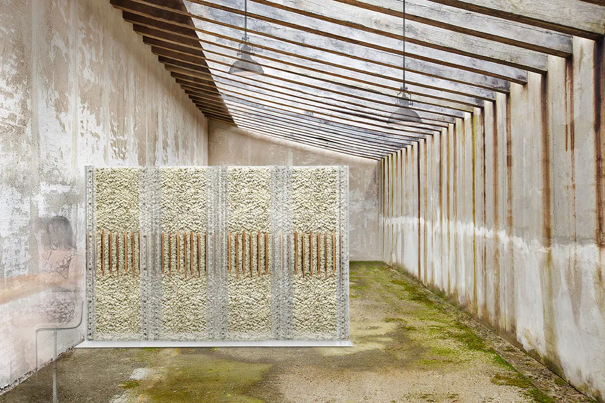 Verde Profilo - MOSSwall® Free Standing structure
