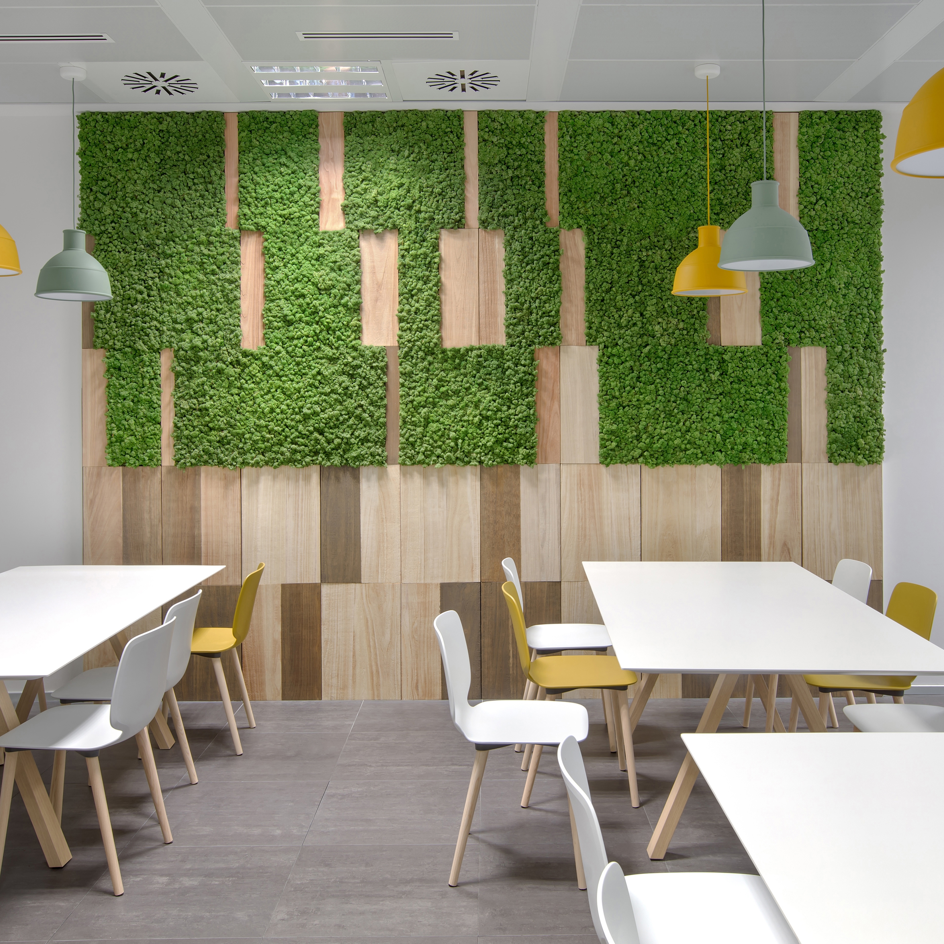 Display product MOSSwall® Boiserie from manufacturer Verde Profilo