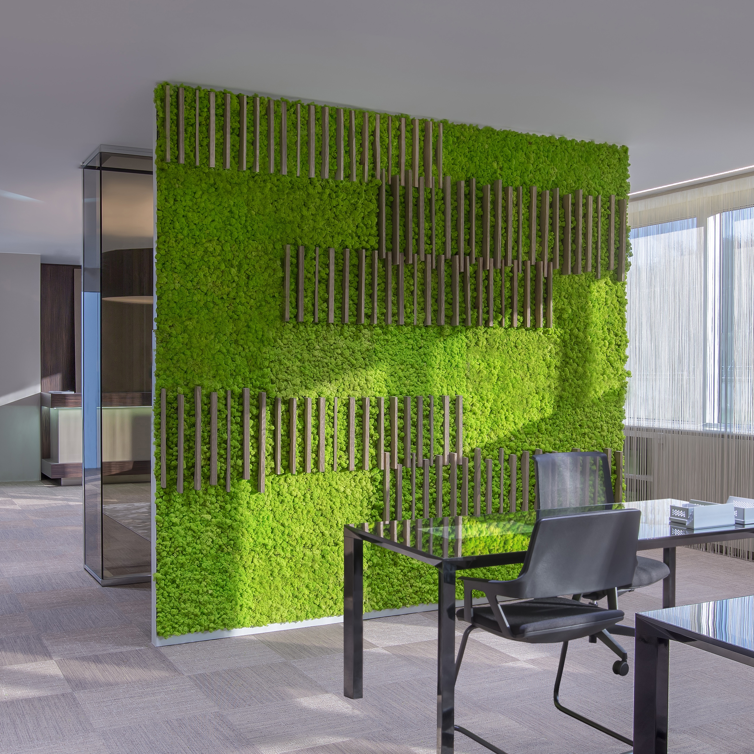 Display product MOSSwall® Strips from manufacturer Verde Profilo