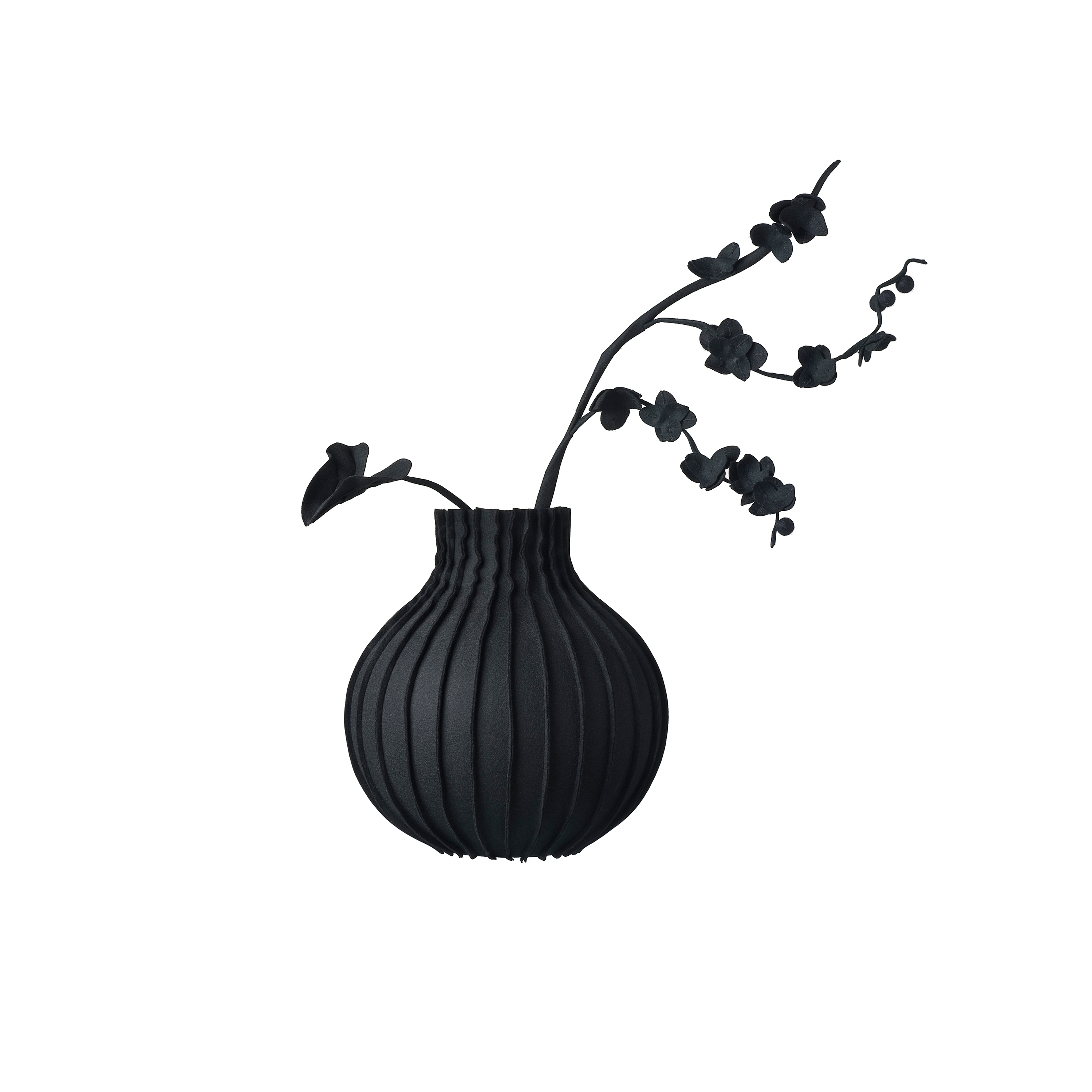 Wall vase Black / White