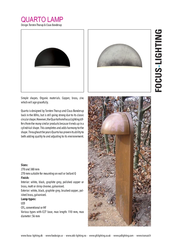 Vorschaubild für die Datei QUARTO LAMP