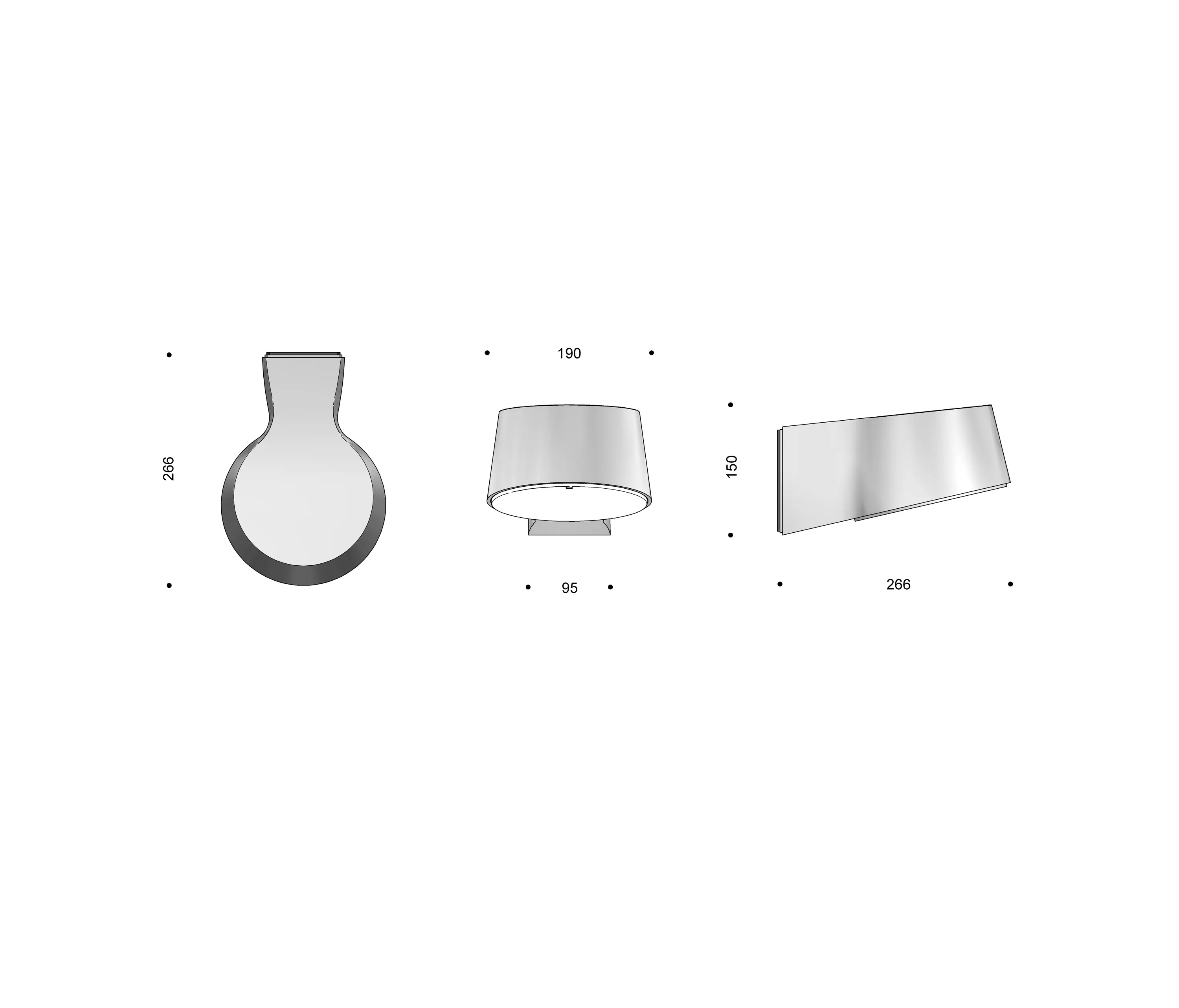 FOCUS Lighting - Nyx 190 wall