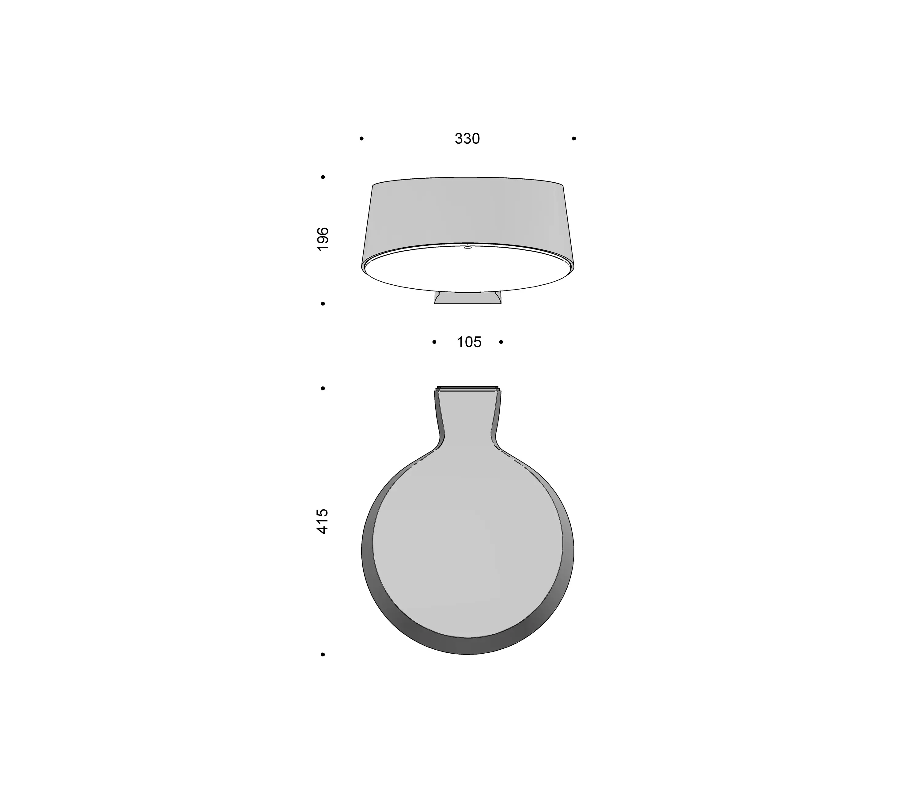 FOCUS Lighting - Nyx 330 wall