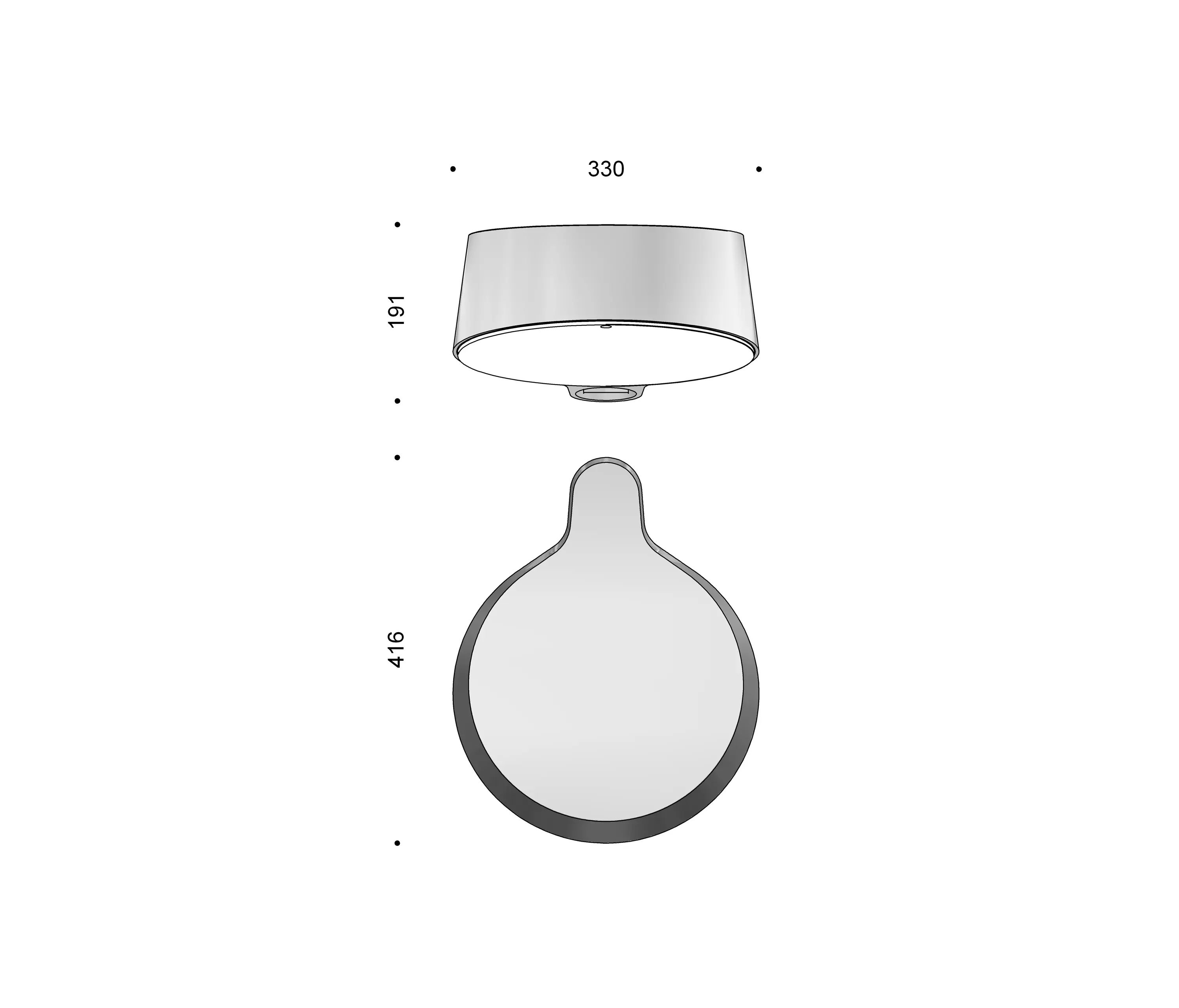 FOCUS Lighting - Nyx 330 lantern