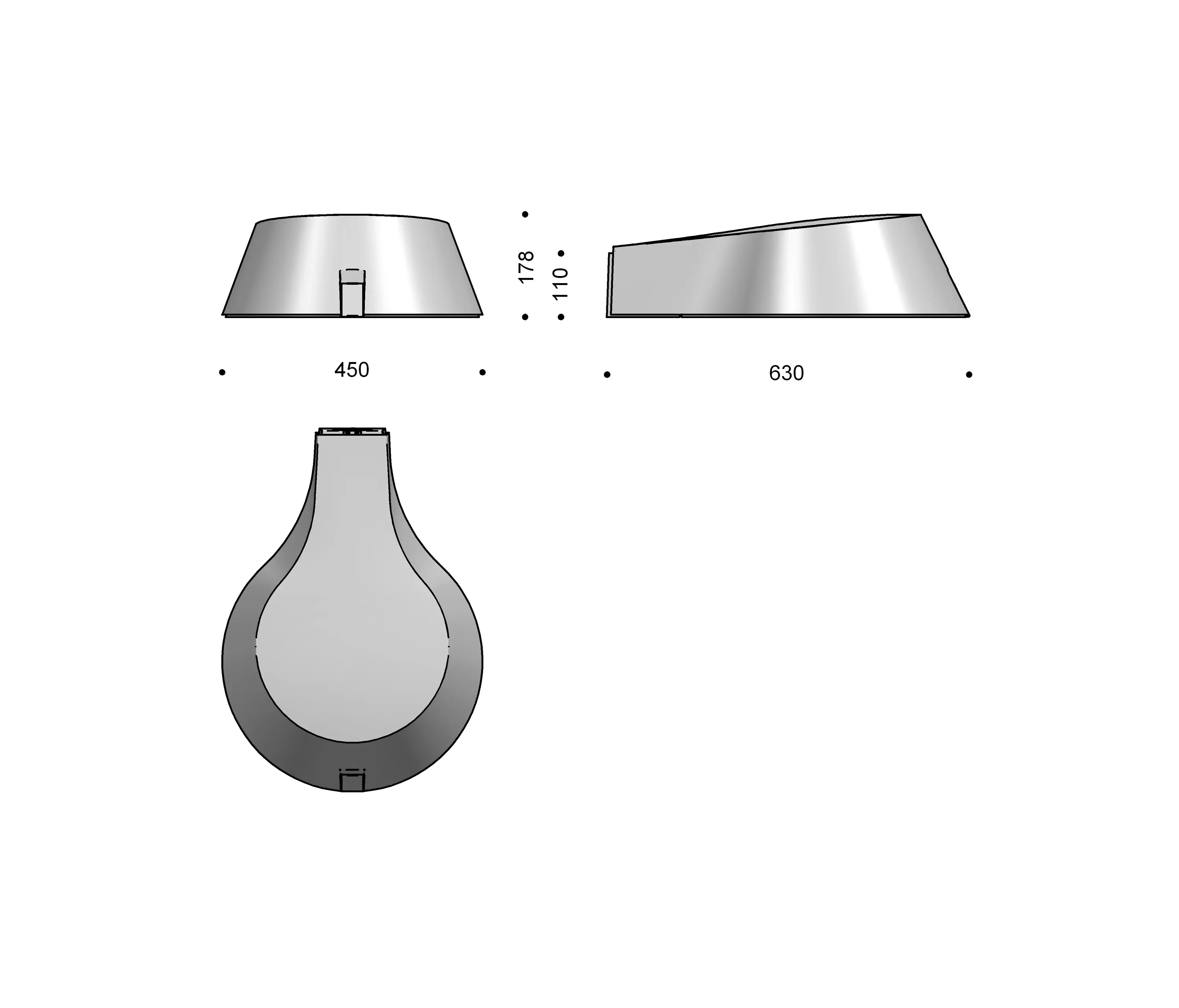 FOCUS Lighting - Nyx 450 lantern