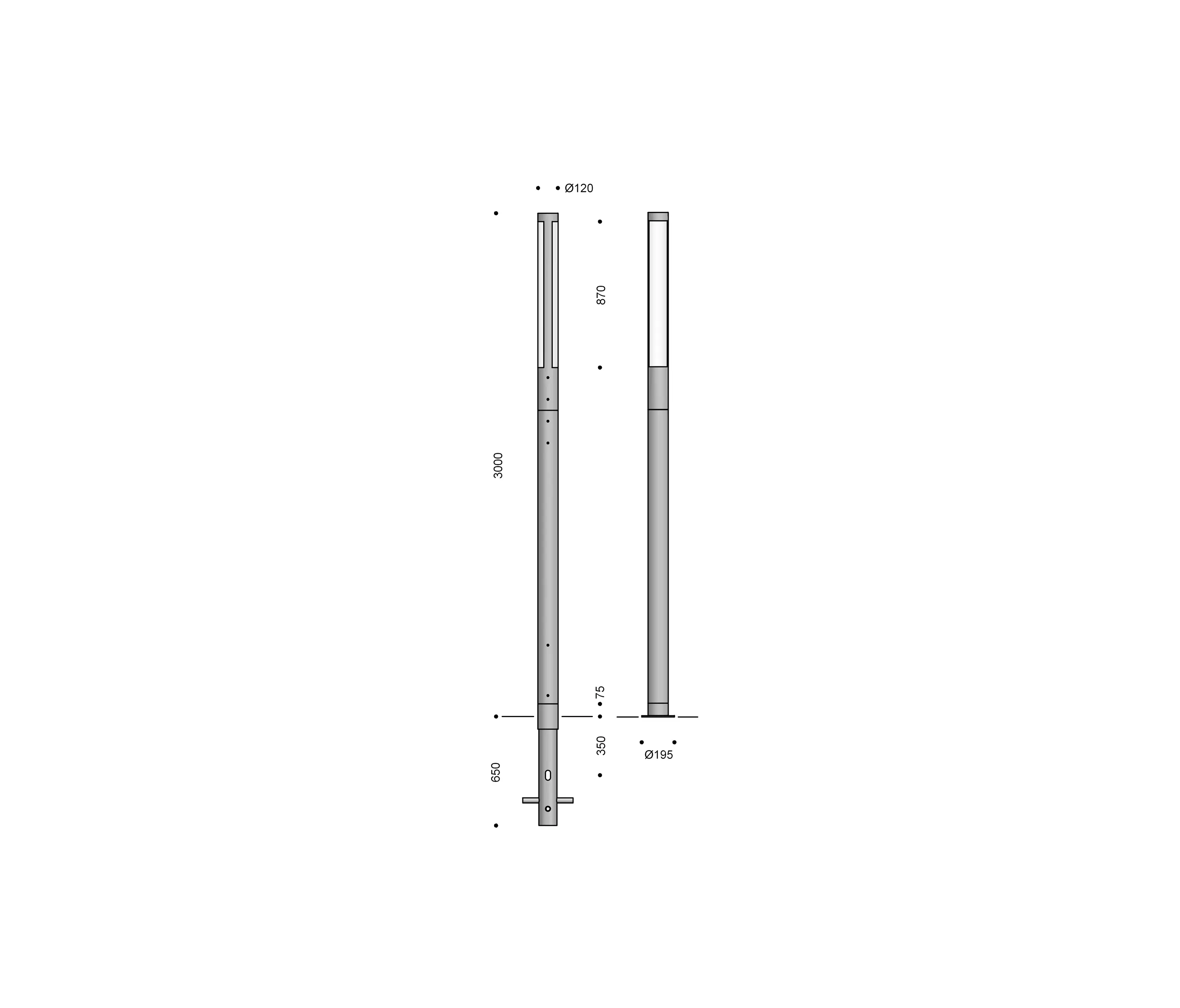 FOCUS Lighting - Sticks 3000