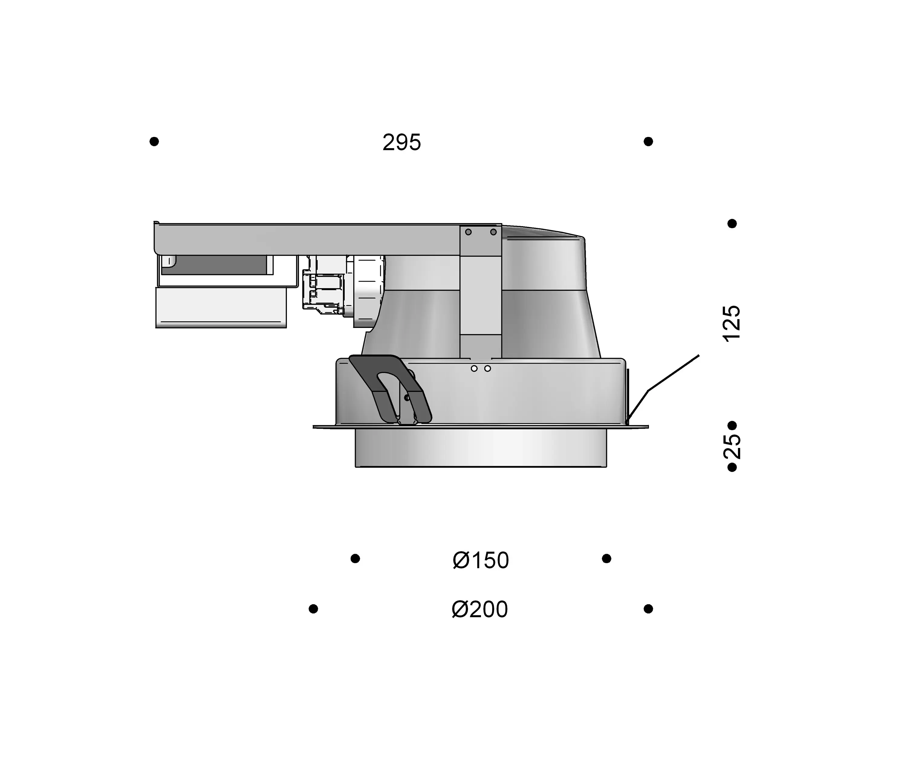FOCUS Lighting - Punkt Lamp 200